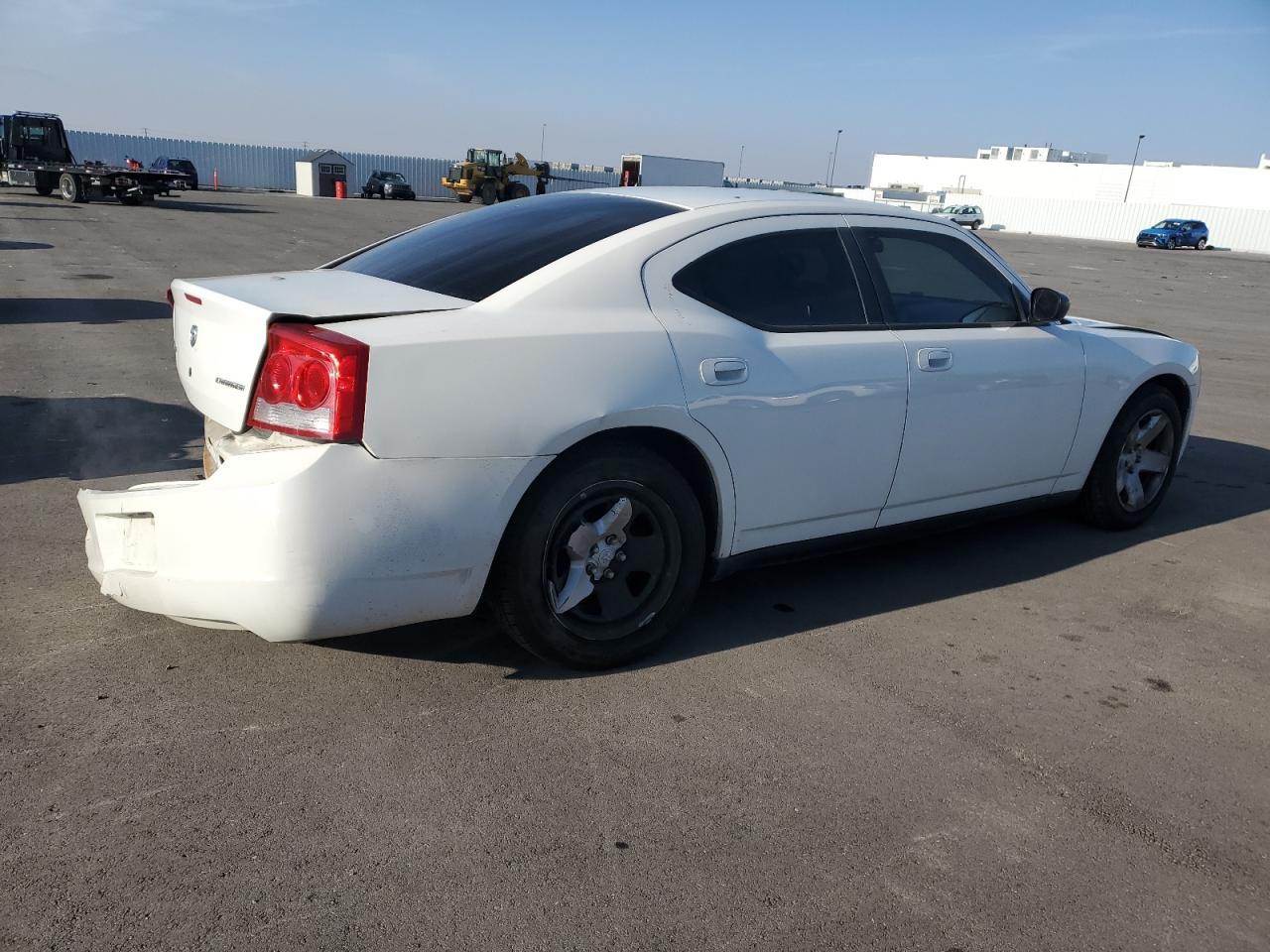 2009 Dodge Charger VIN 2B3LA43T89H638563 Copart auction photo, rear end / front end damage thumbnail 3