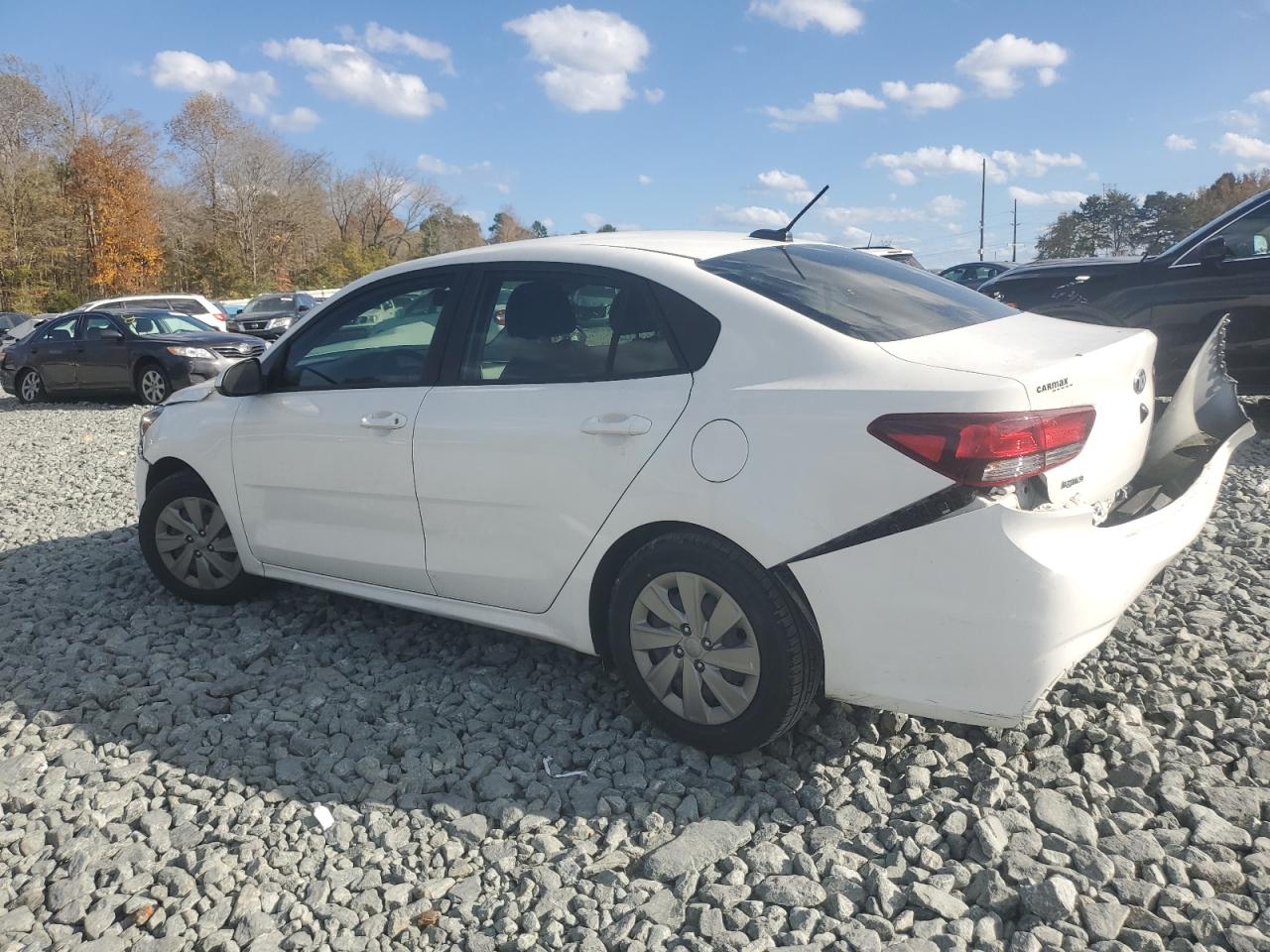 2020 KIA Rio VIN 3KPA24AD7LE349739 Copart auction photo, all over damage thumbnail 2