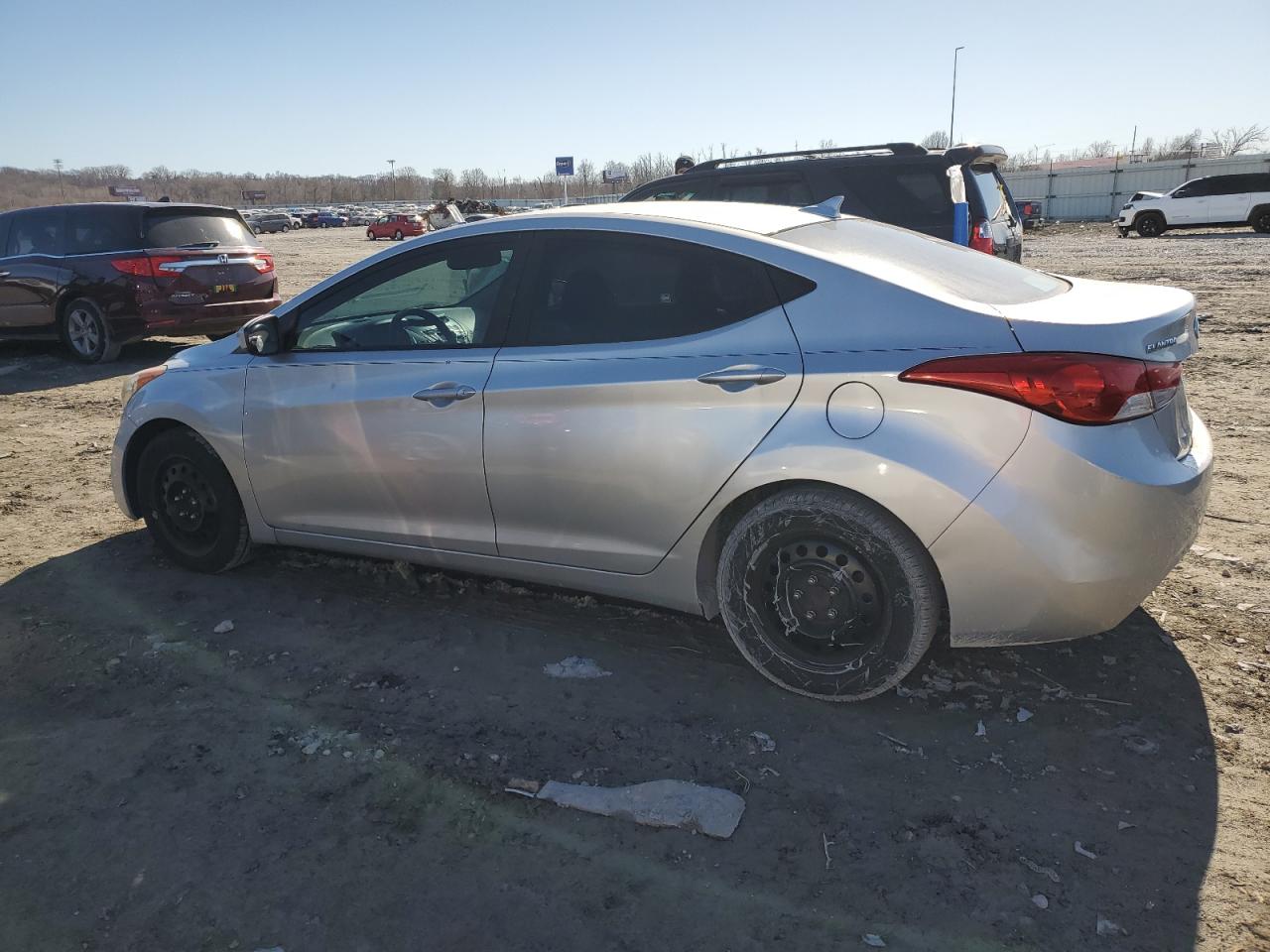 2012 Hyundai Elantra VIN KMHDH4AE5CU216303 Copart auction photo, mechanical damage thumbnail 2