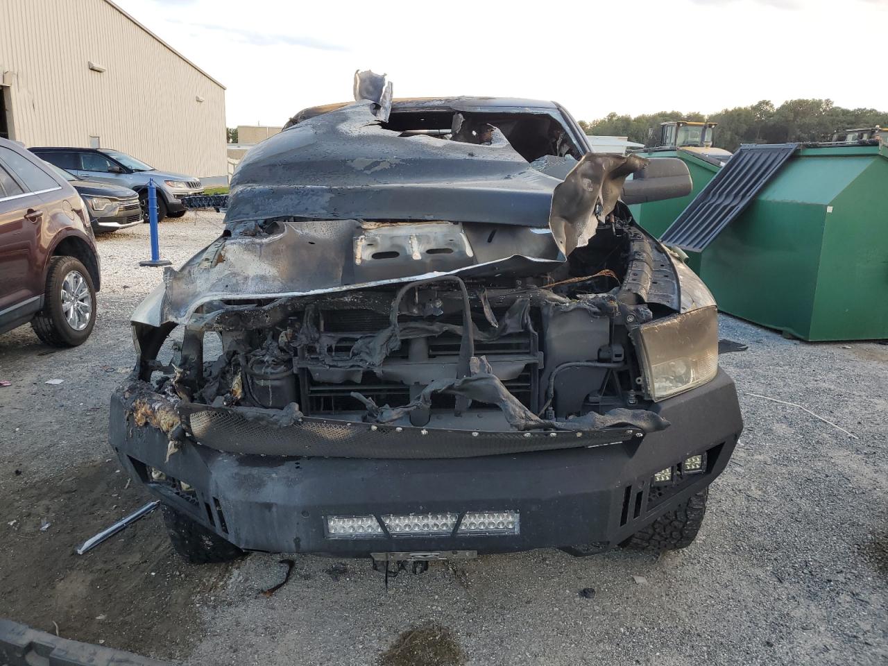 2014 RAM 1500 VIN 1C6RR7KT1ES380319 Copart auction photo, burn / all over damage thumbnail 5