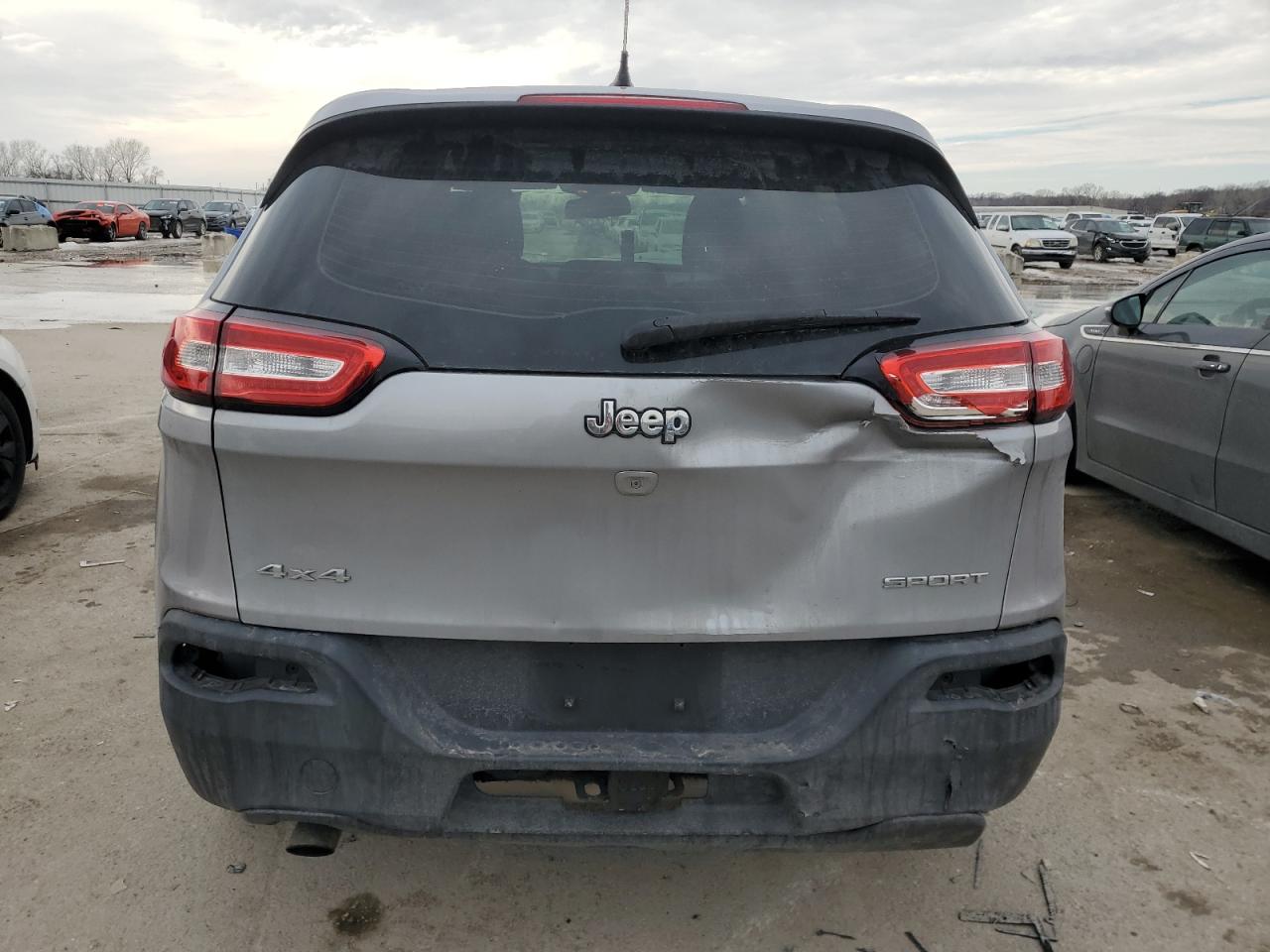 2014 Jeep Grand Cherokee VIN 1C4PJMAB1EW121482 Copart auction photo, front end damage thumbnail 6
