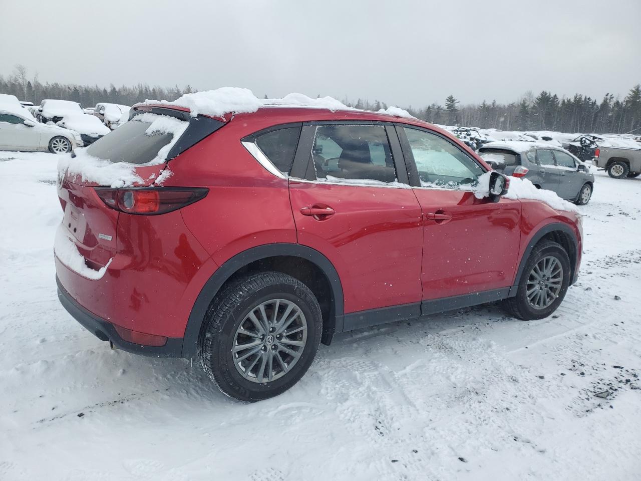 2018 Mazda CX-5 VIN JM3KFBCM7J0307501 Copart auction photo, vandalism damage thumbnail 3