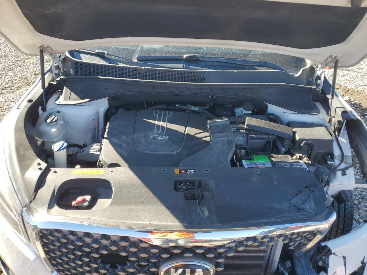 2017 KIA Sorento VIN 5XYPK4A58HG235181 Copart auction photo, front end damage thumbnail 11