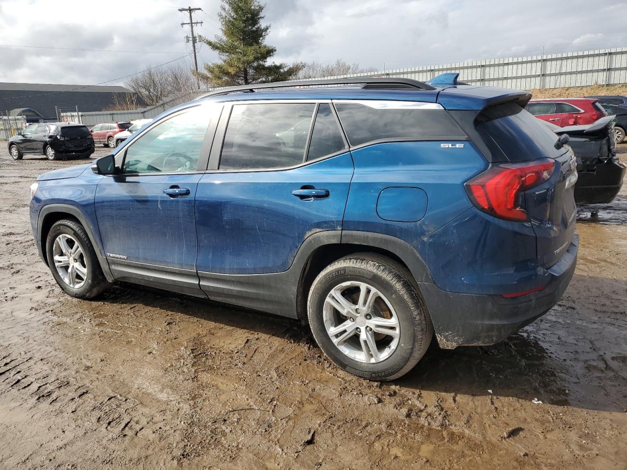 2021 GMC Terrain VIN 3GKALMEV9ML364356 Copart auction photo, front end / side damage thumbnail 2