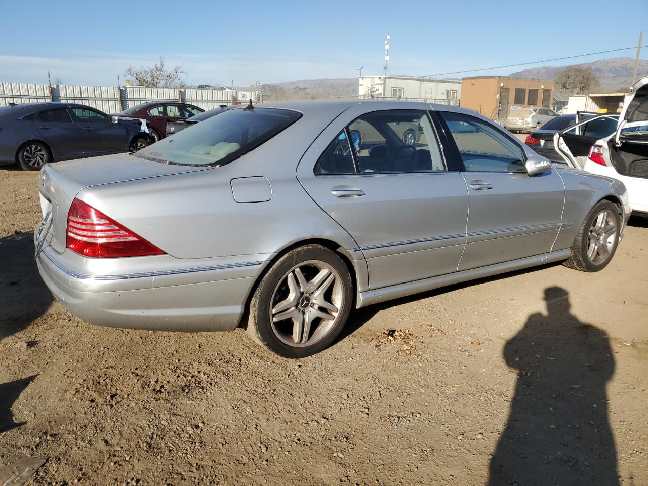 2006 Mercedes-Benz S-klasse VIN WDBNG75J26A472276 Copart auction photo, side / front end damage thumbnail 3