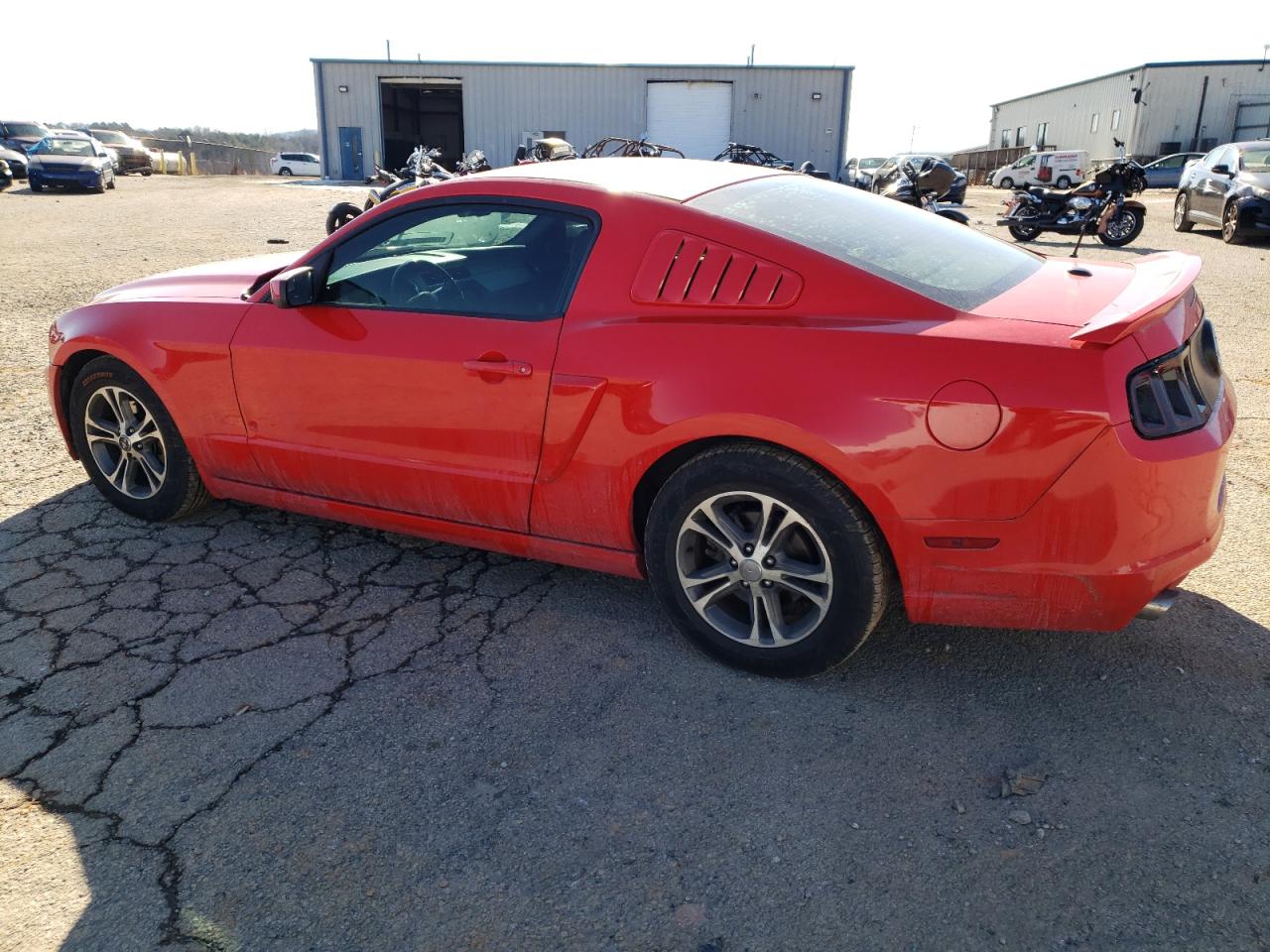 2014 Ford Mustang VIN 1ZVBP8AM5E5283037 Copart auction photo, front end / side damage thumbnail 2