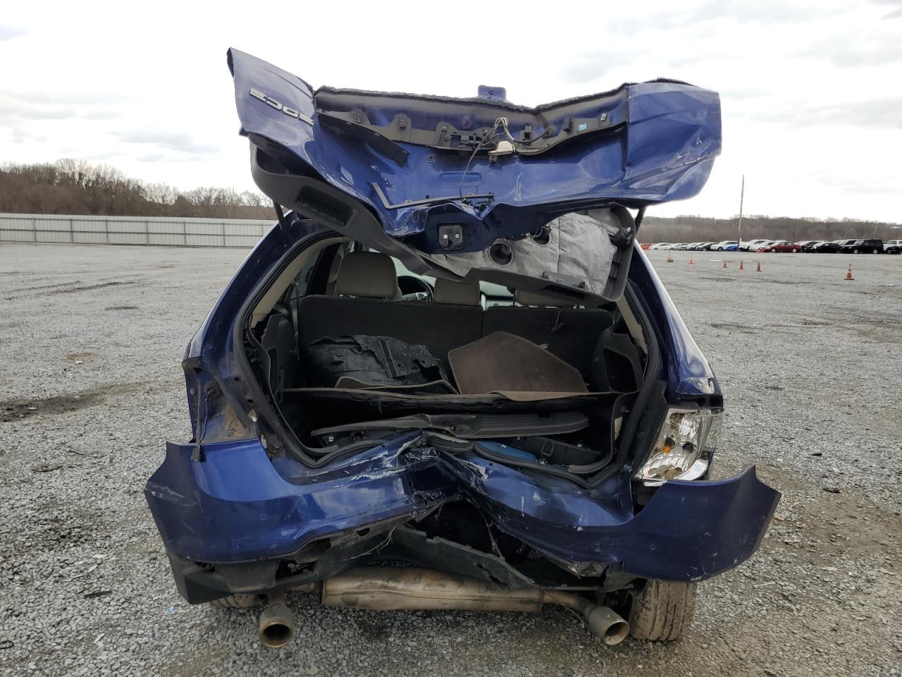 2013 Ford Edge VIN 2FMDK3JC3DBC61211 Copart auction photo, rear end / front end damage thumbnail 6