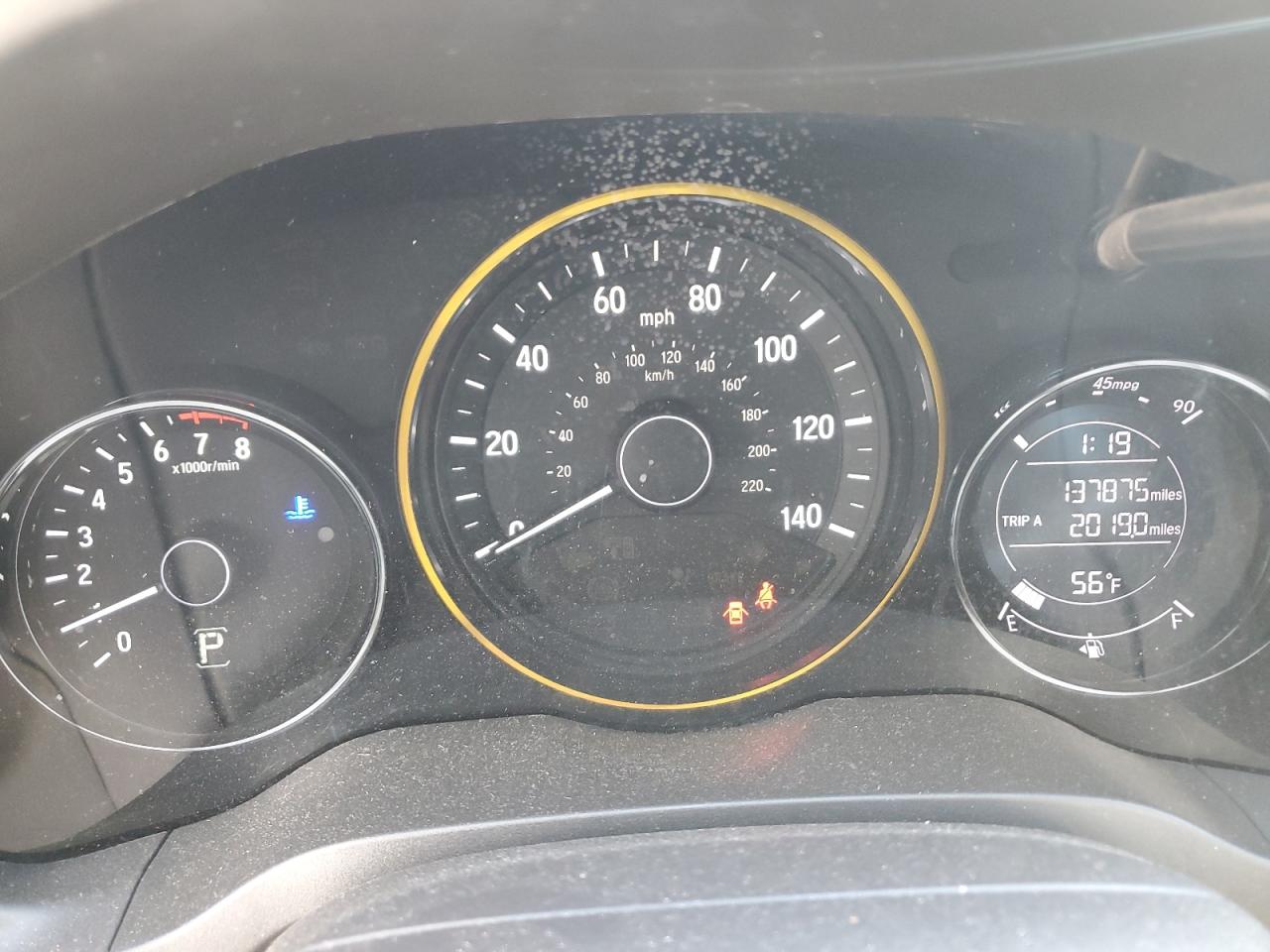 2017 Honda HR-V VIN 3CZRU5H55HM715187 Copart auction photo, front end / minor dent/scratches damage thumbnail 9