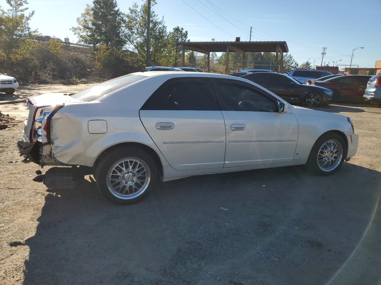 2007 Cadillac CTS VIN 1G6DP577970122009 Copart auction photo, rear end damage thumbnail 3