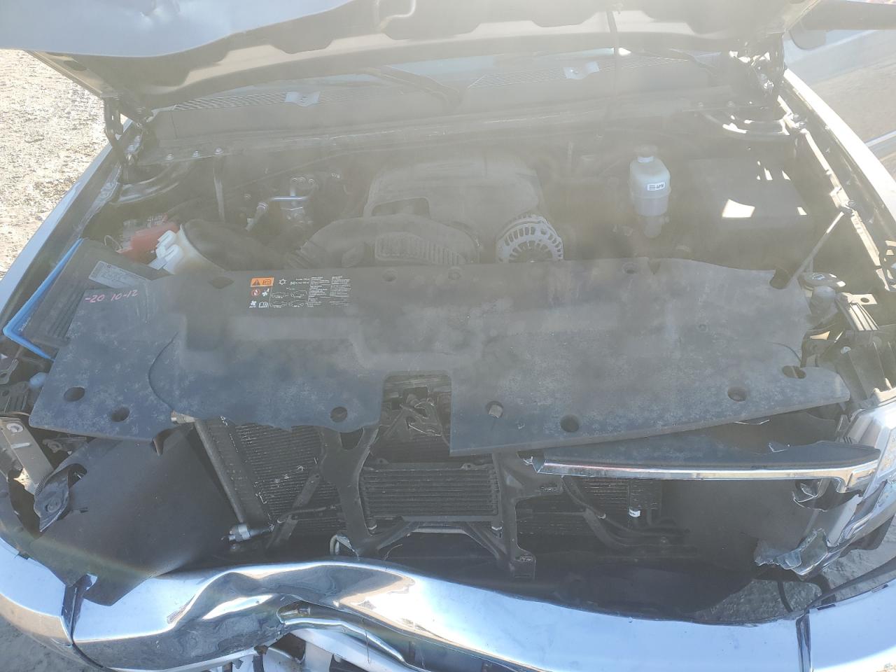 2013 Chevrolet Silverado VIN 1GCRKSE72DZ170462 Copart auction photo, front end / side damage thumbnail 12