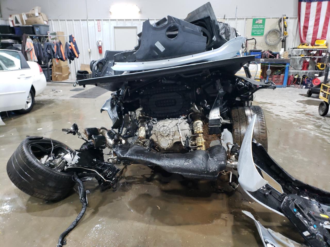 2023 Chevrolet Corvette VIN 1G1YC2D42P5114901 Copart auction photo, all over damage thumbnail 6