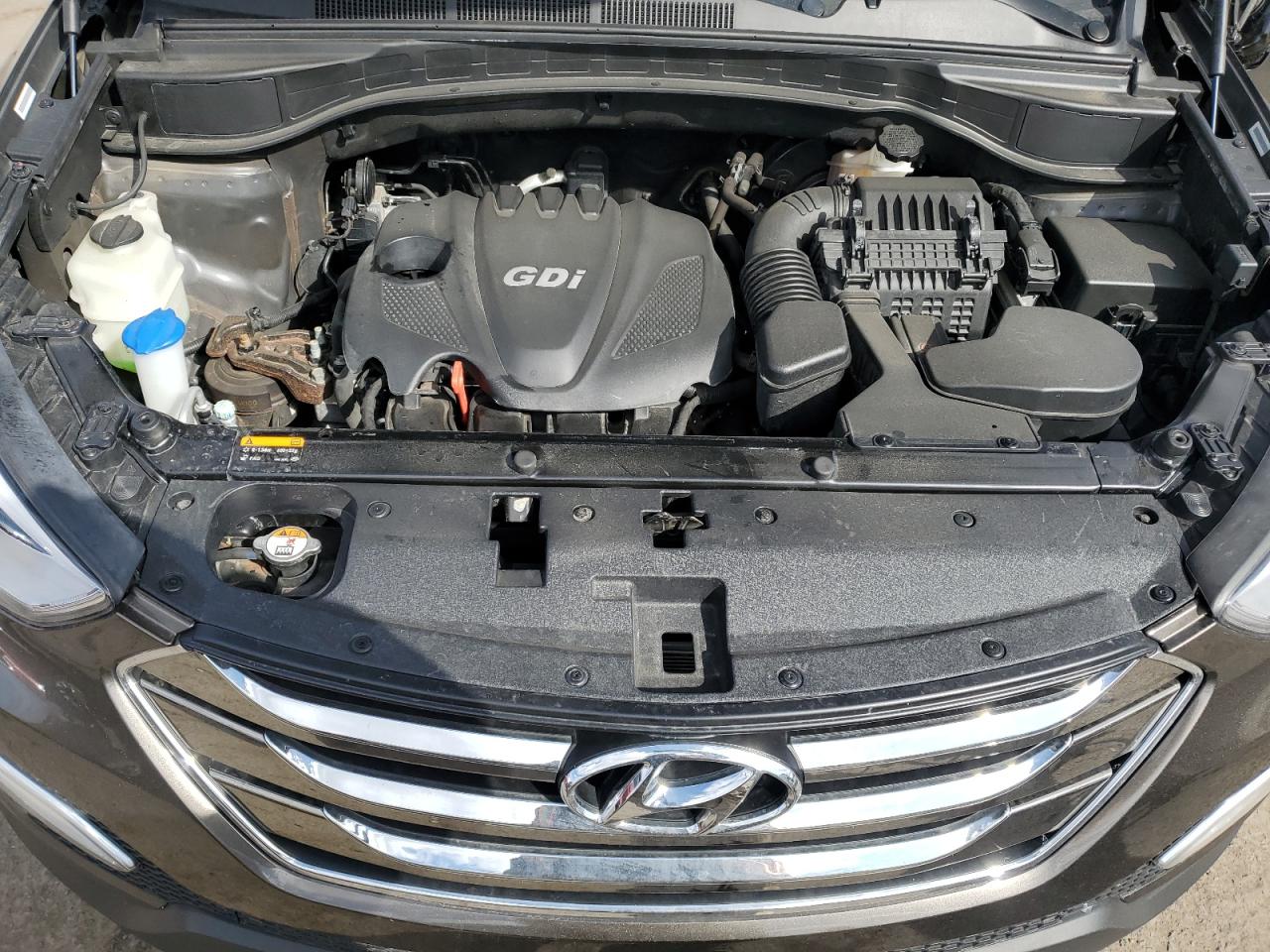 2014 Hyundai Santa Fe VIN 5XYZUDLB4EG207010 Copart auction photo, side / rear end damage thumbnail 12