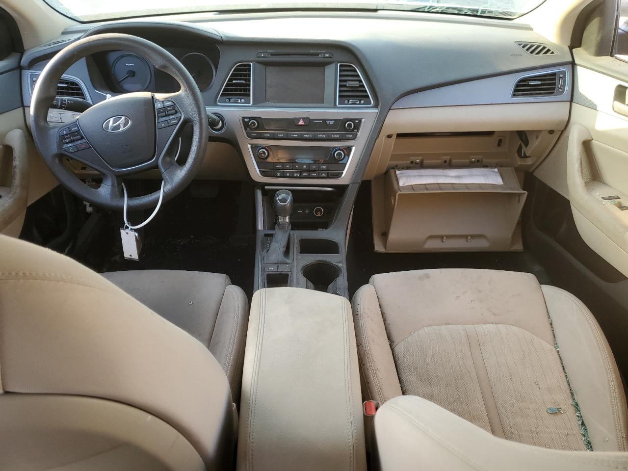 2017 Hyundai Sonata VIN KMHE24L13HA054874 Copart auction photo, vandalism damage thumbnail 8