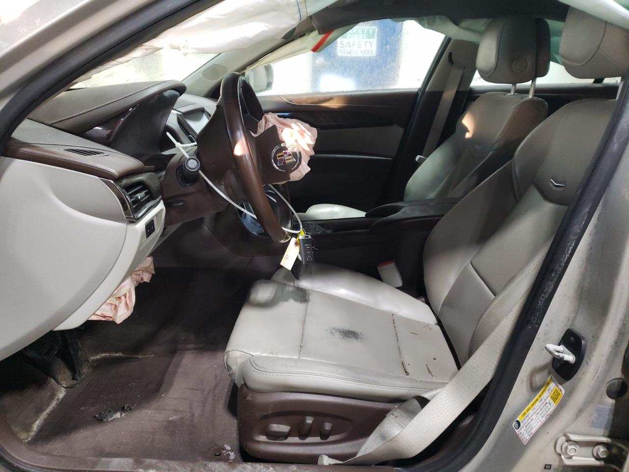 2014 Cadillac ATS VIN 1G6AH5S36E0173663 Copart auction photo, all over damage thumbnail 7