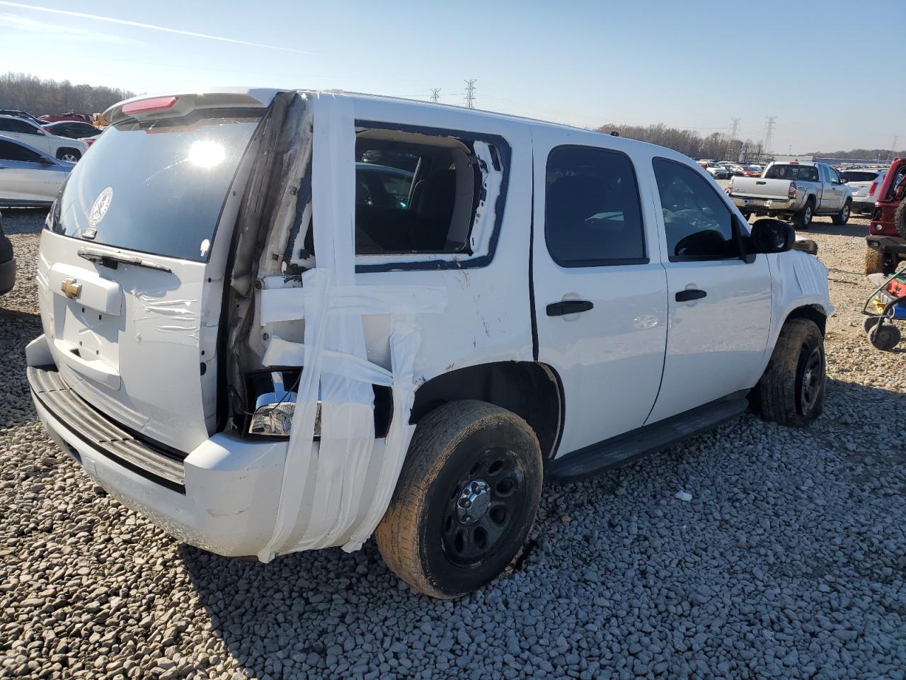 2011 Chevrolet Tahoe VIN 1GNLC2E08BR265814 Copart auction photo, all over damage thumbnail 3