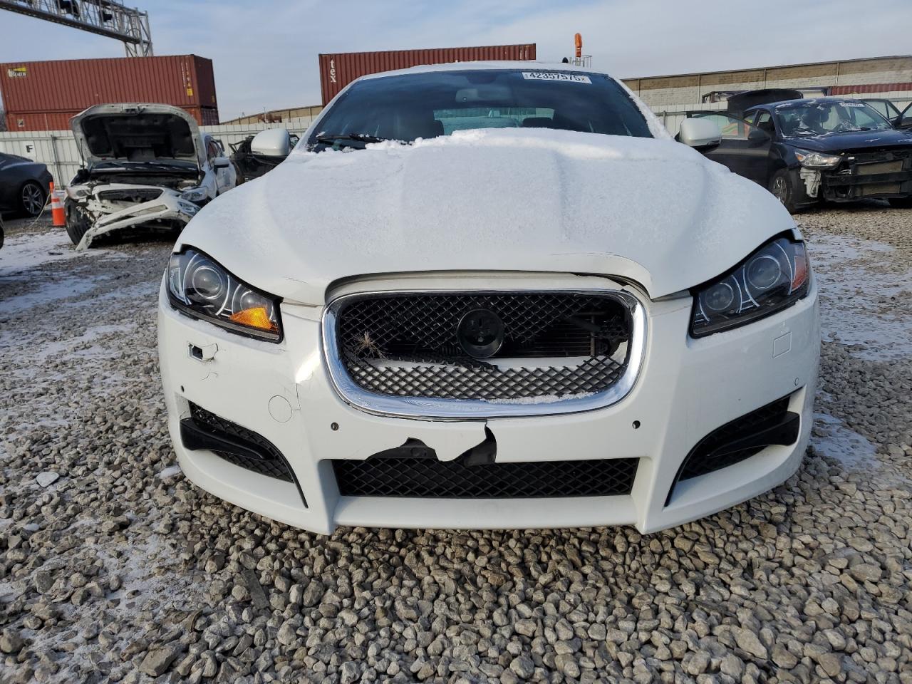 2015 Jaguar XF VIN SAJWJ0FF5F8U62617 Copart auction photo, front end damage thumbnail 5
