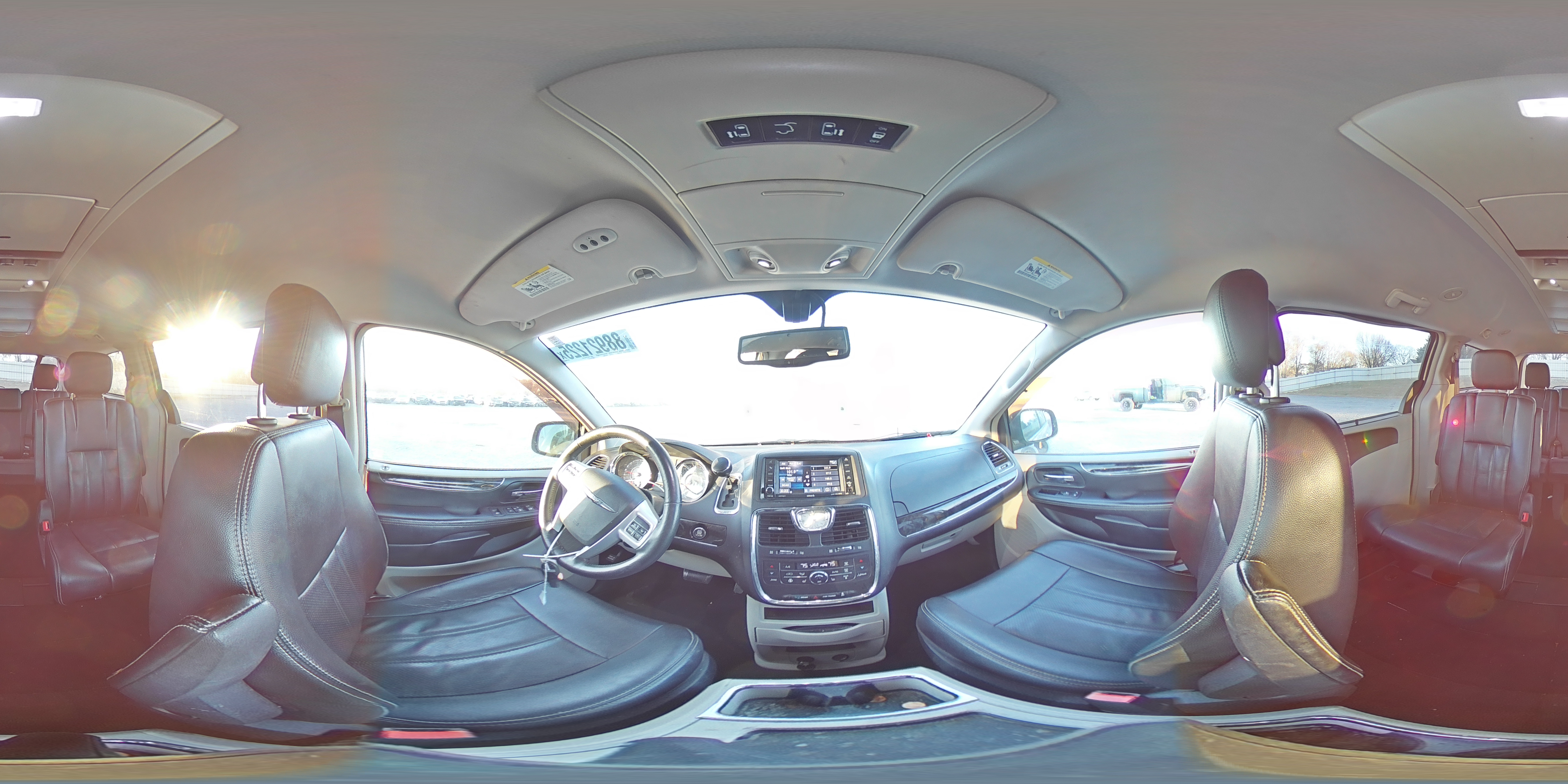 2015 Chrysler Town & Country VIN 2C4RC1CG1FR656221 Copart auction photo, front end / rear end damage thumbnail 14