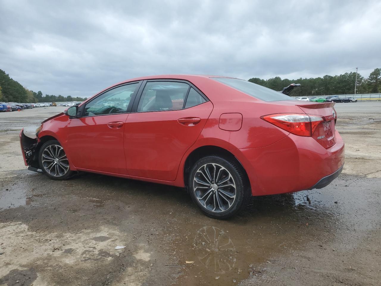 2015 Toyota Corolla VIN 2T1BURHE0FC379355 Copart auction photo, front end / side damage thumbnail 2