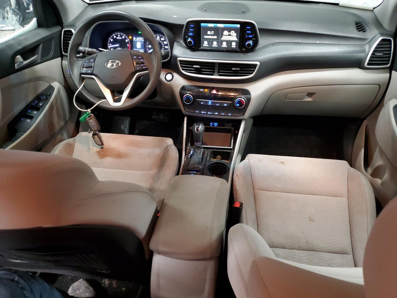 2021 Hyundai Tucson VIN KM8J3CA48MU390502 Copart auction photo, rear end damage thumbnail 8