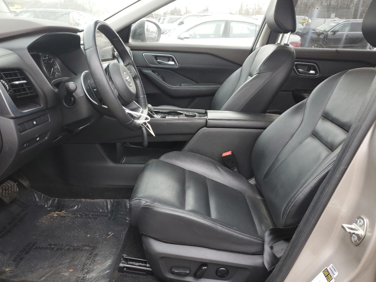 2021 Nissan Rogue VIN JN8AT3CB6MW236718 Copart auction photo, rear end / side damage thumbnail 7