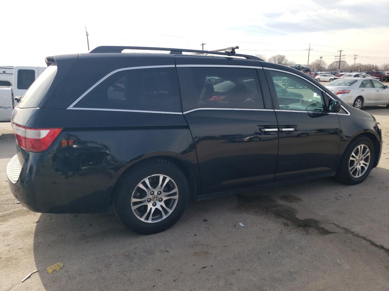 2012 Honda Odyssey VIN 5FNRL5H43CB128712 Copart auction photo, front end damage thumbnail 3