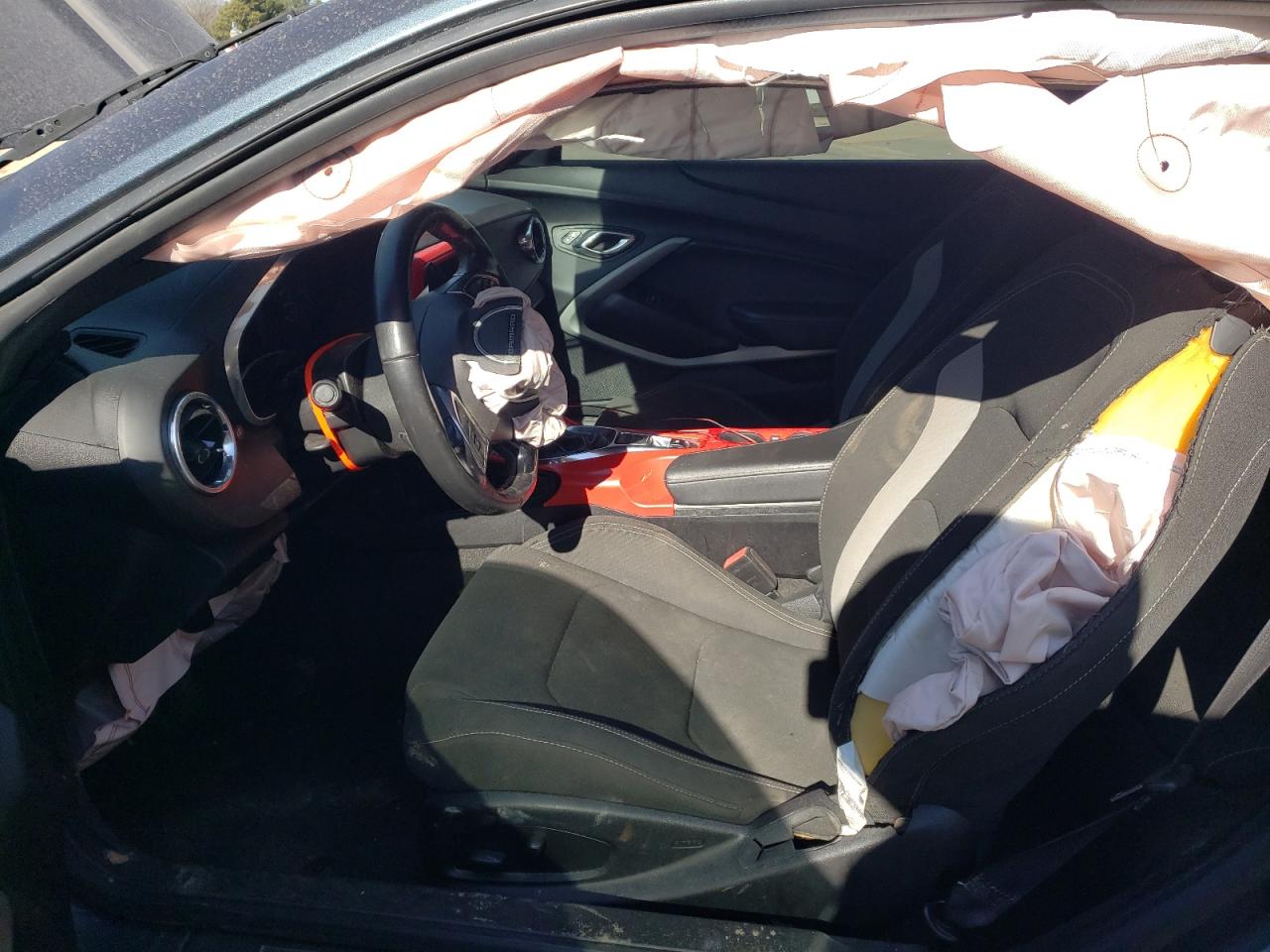 2019 Chevrolet Camaro VIN 1G1FB1RX9K0134740 Copart auction photo, front end / side damage thumbnail 7