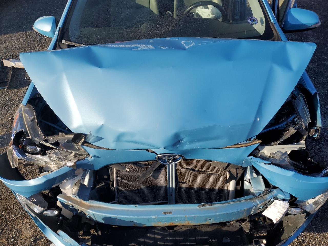 2015 Toyota Prius VIN JTDKDTB33F1113840 Copart auction photo, front end damage thumbnail 11
