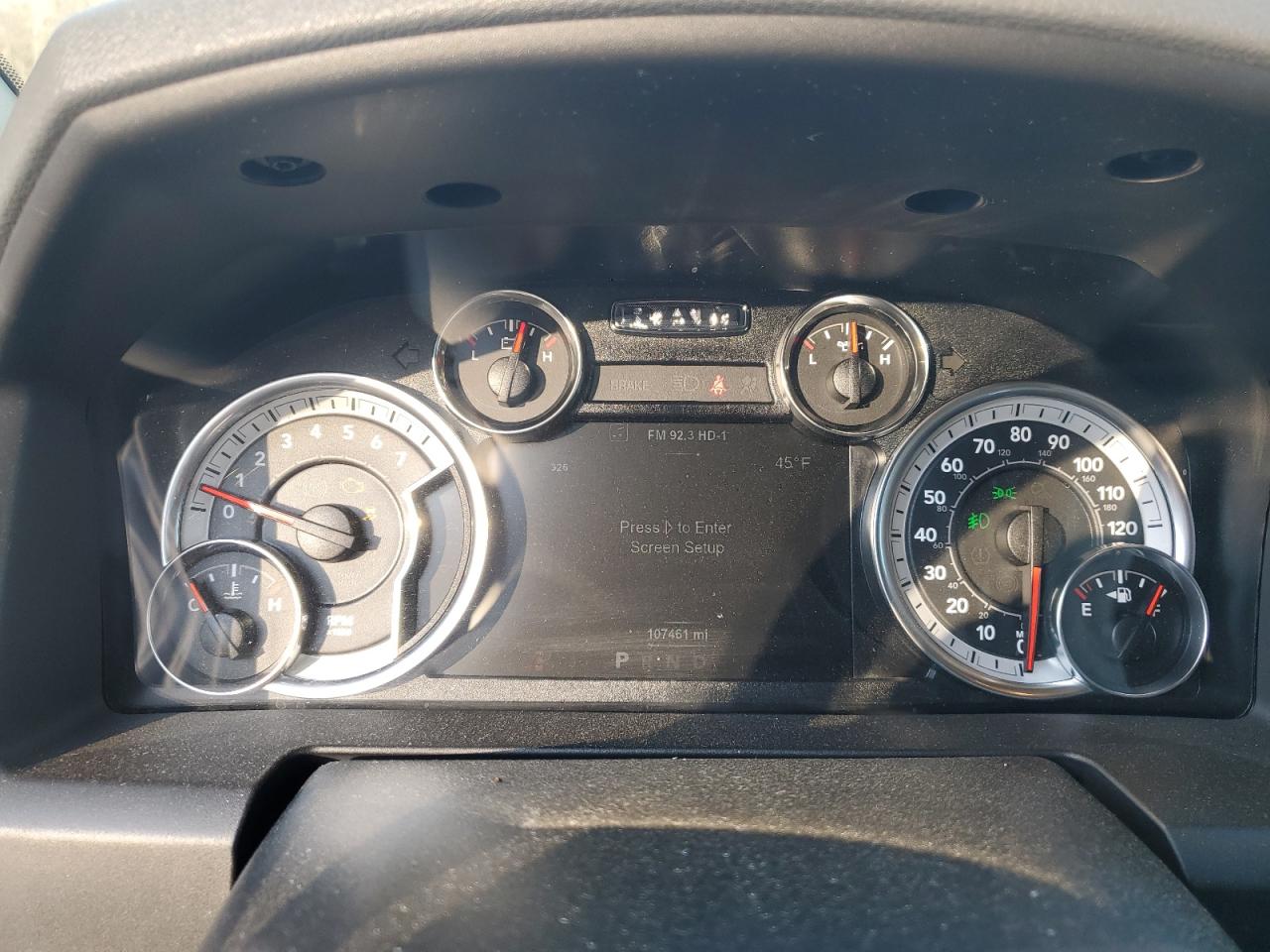2018 RAM 1500 VIN 1C6RR7GT5JS122078 Copart auction photo, front end damage thumbnail 9