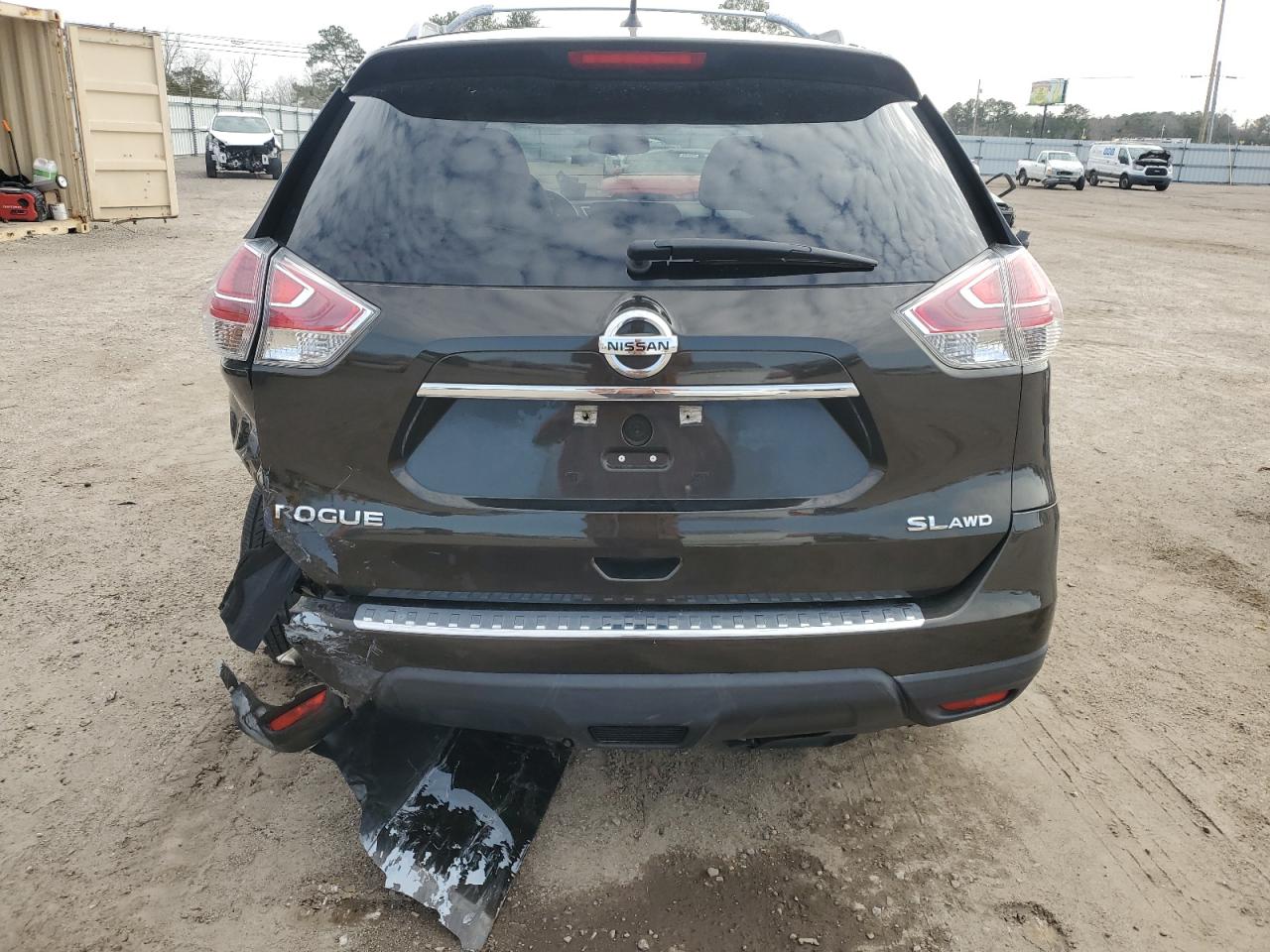 2016 Nissan Rogue VIN 5N1AT2MV5GC774410 Copart auction photo, rear end damage thumbnail 6