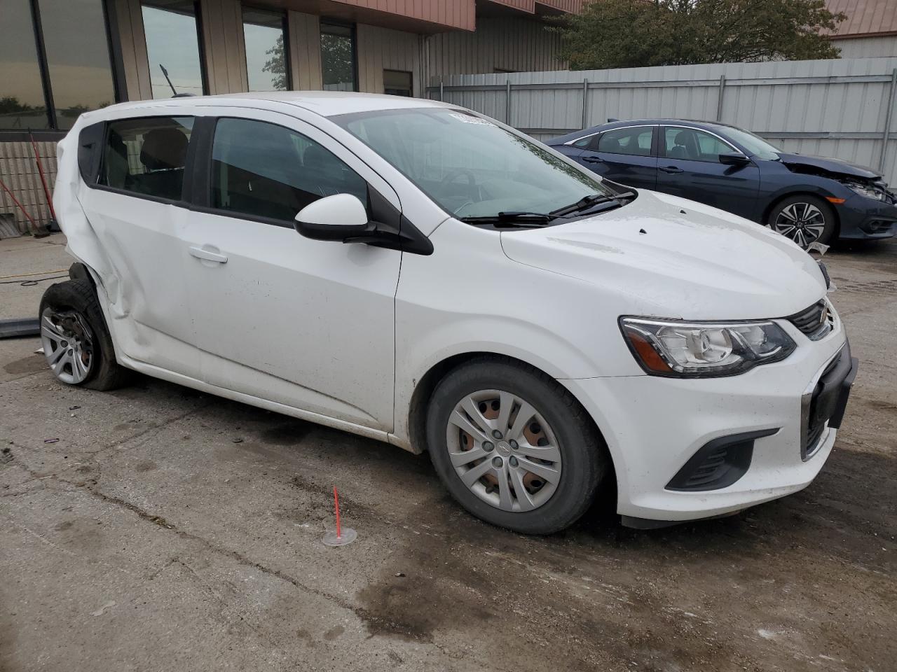 2017 Chevrolet Sonic VIN 1G1JG6SH8H4147900 Copart auction photo, all over damage thumbnail 4