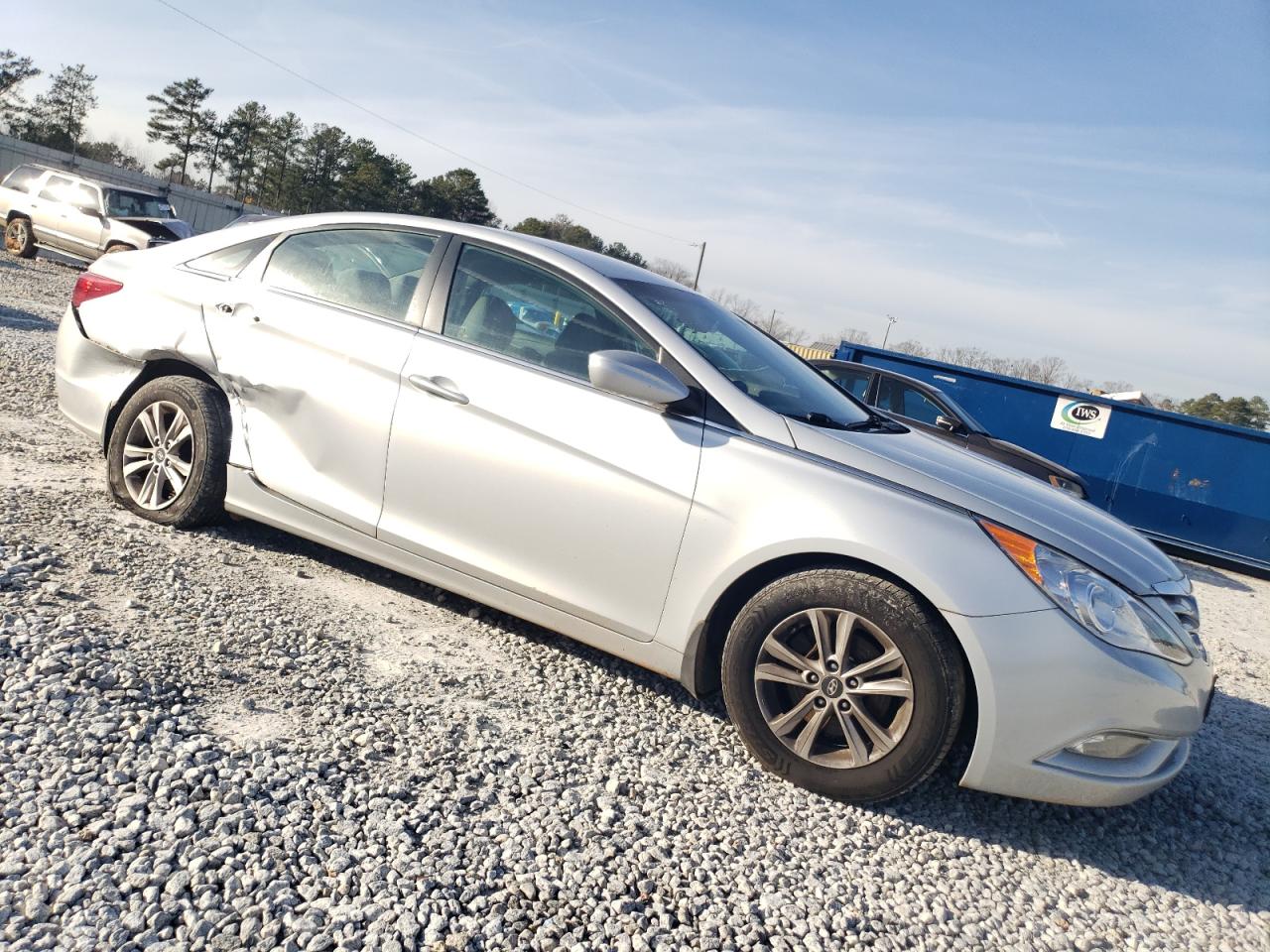 2013 Hyundai Sonata VIN 5NPEB4AC6DH758370 Copart auction photo, side / minor dent/scratches damage thumbnail 4