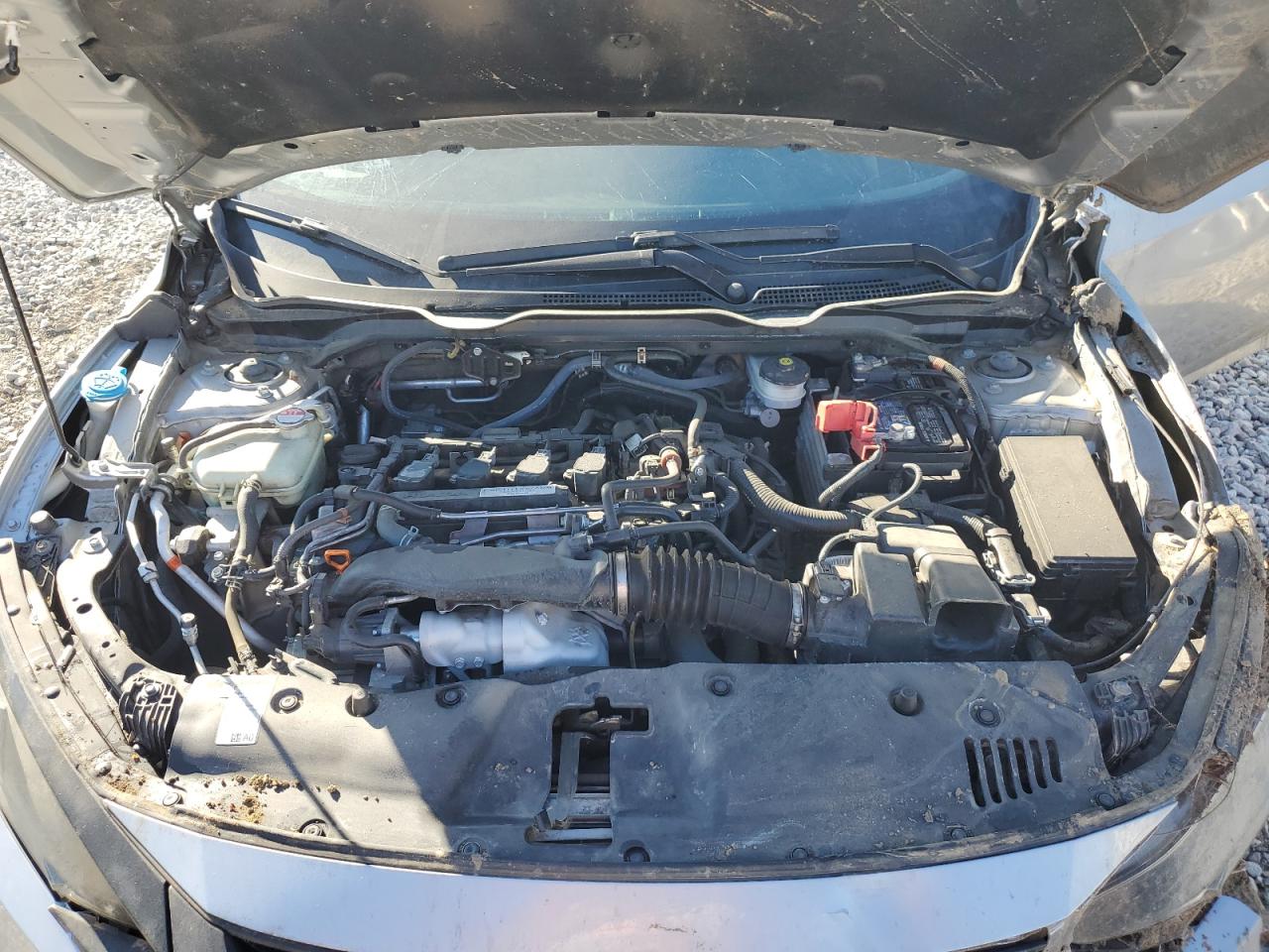 2020 Honda Civic VIN 2HGFC1F33LH681832 Copart auction photo, all over damage thumbnail 11