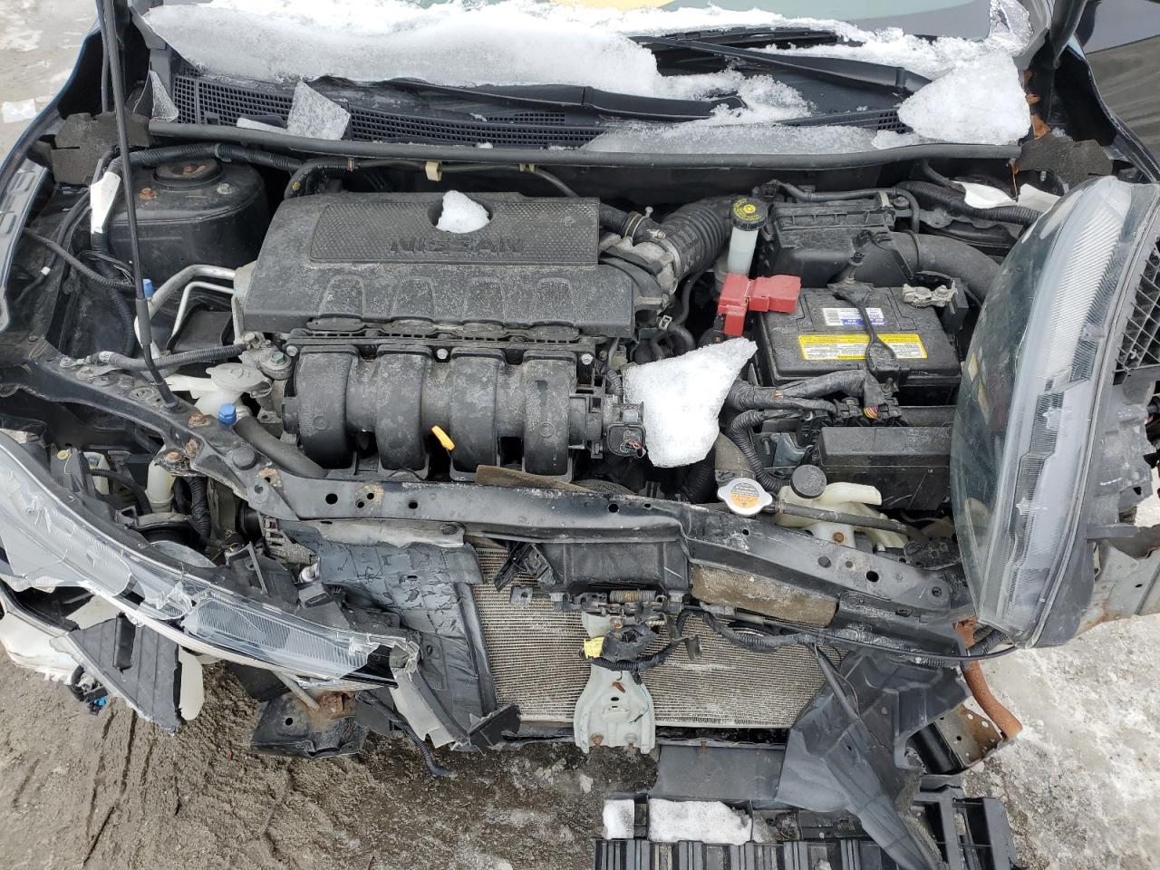 2016 Nissan Sentra VIN 3N1AB7AP5GL676849 Copart auction photo, front end damage thumbnail 11