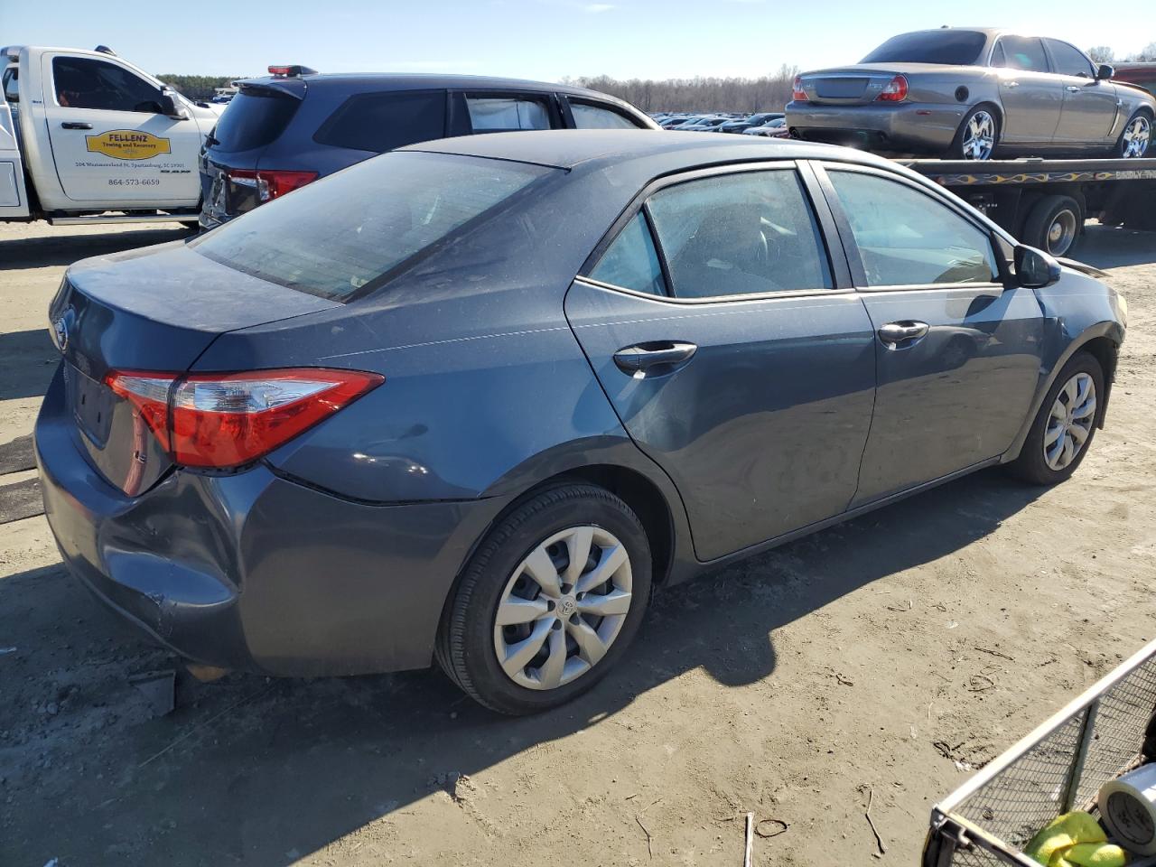 2014 Toyota Corolla VIN 2T1BURHE9EC025073 Copart auction photo, front end damage thumbnail 3