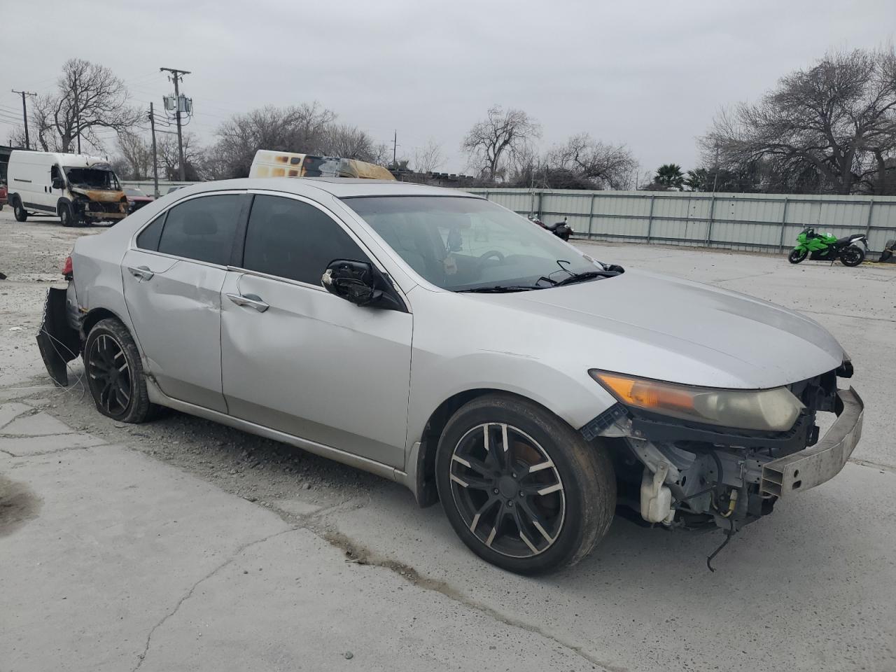 2012 Acura TSX VIN JH4CU2F48CC007691 Copart auction photo, rear end / front end damage thumbnail 4