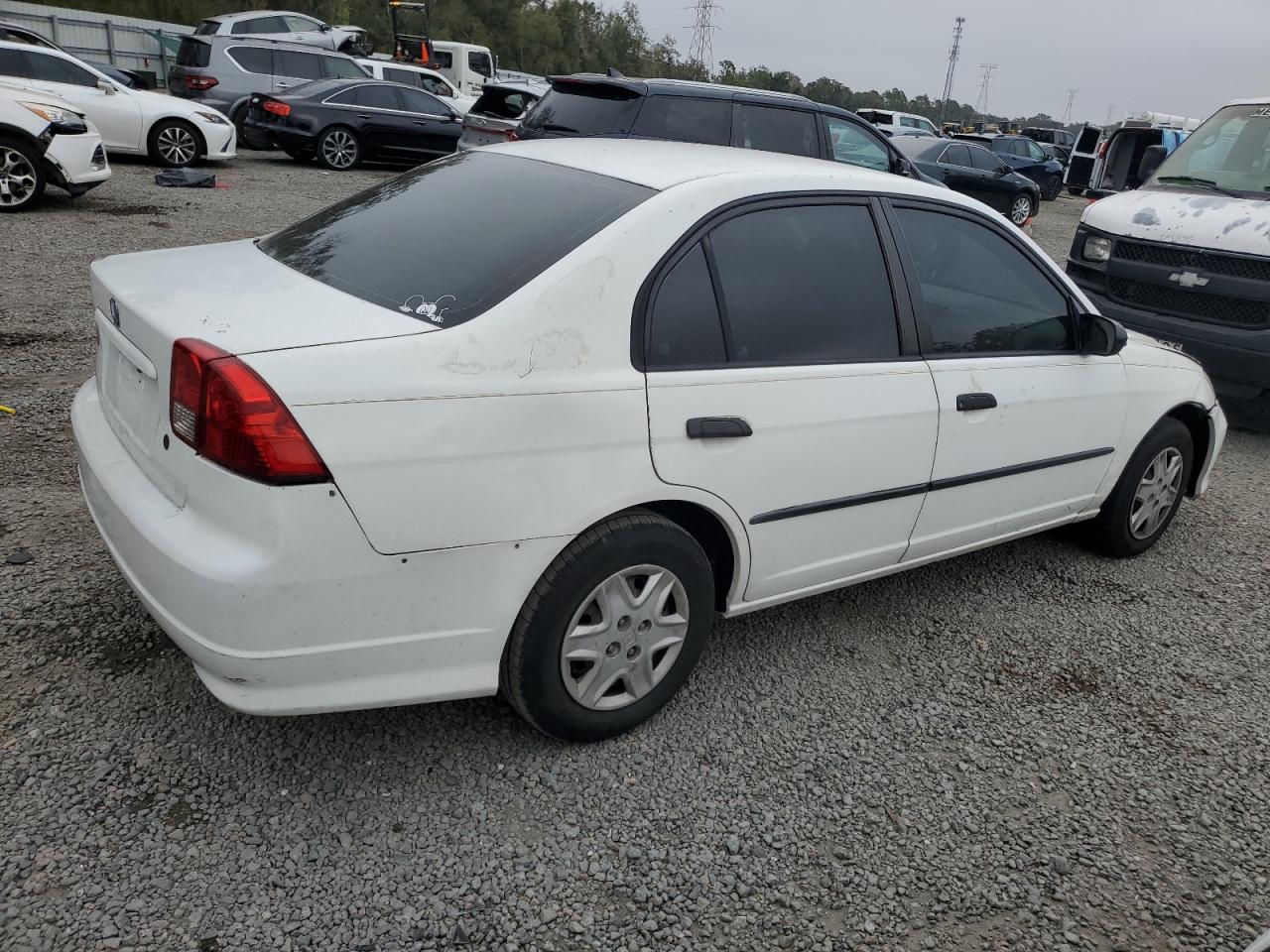 2005 Honda Civic VIN 2HGES16355H548135 Copart auction photo, front end damage thumbnail 3