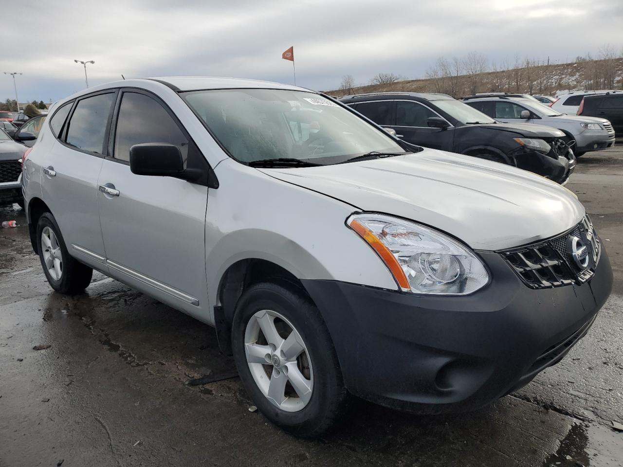 2012 Nissan Rogue VIN JN8AS5MV6CW707465 Copart auction photo, rear end / front end damage thumbnail 4
