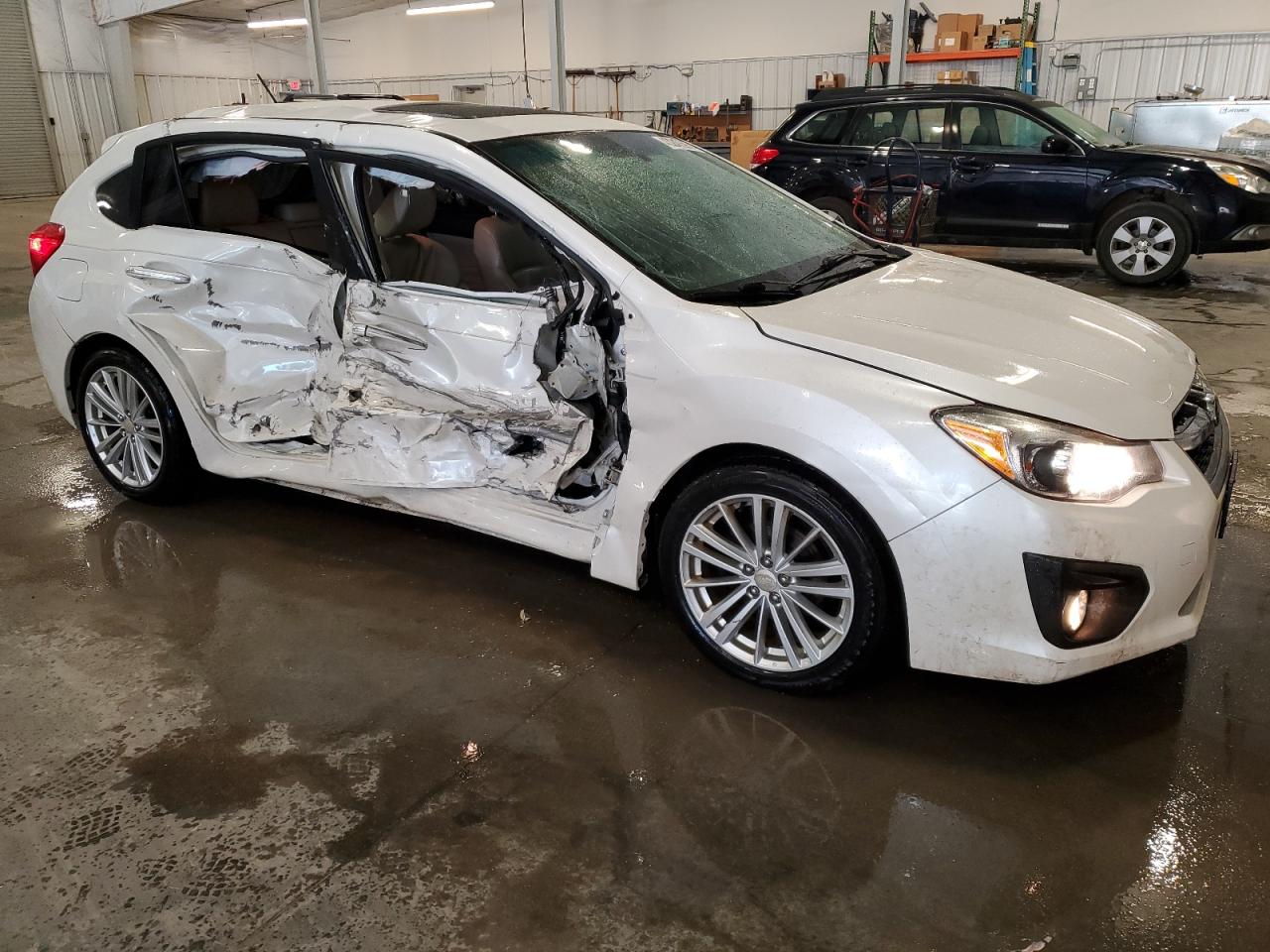 2014 Subaru Impreza VIN JF1GPAH6XE8210662 Copart auction photo, side damage thumbnail 4