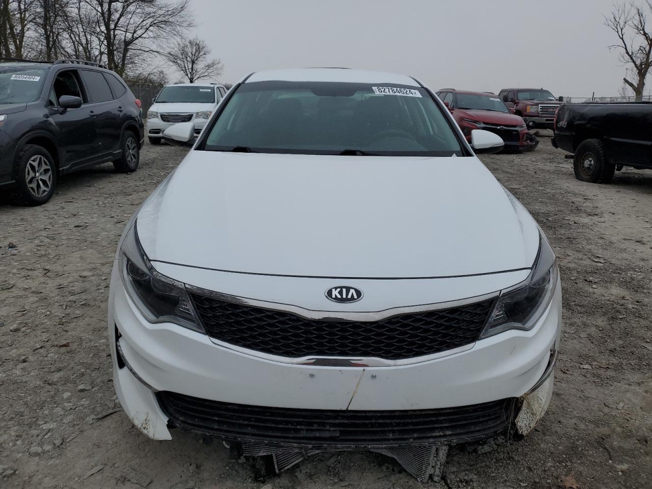 2016 KIA Optima VIN 5XXGT4L31GG009009 Copart auction photo, undercarriage / front end damage thumbnail 5