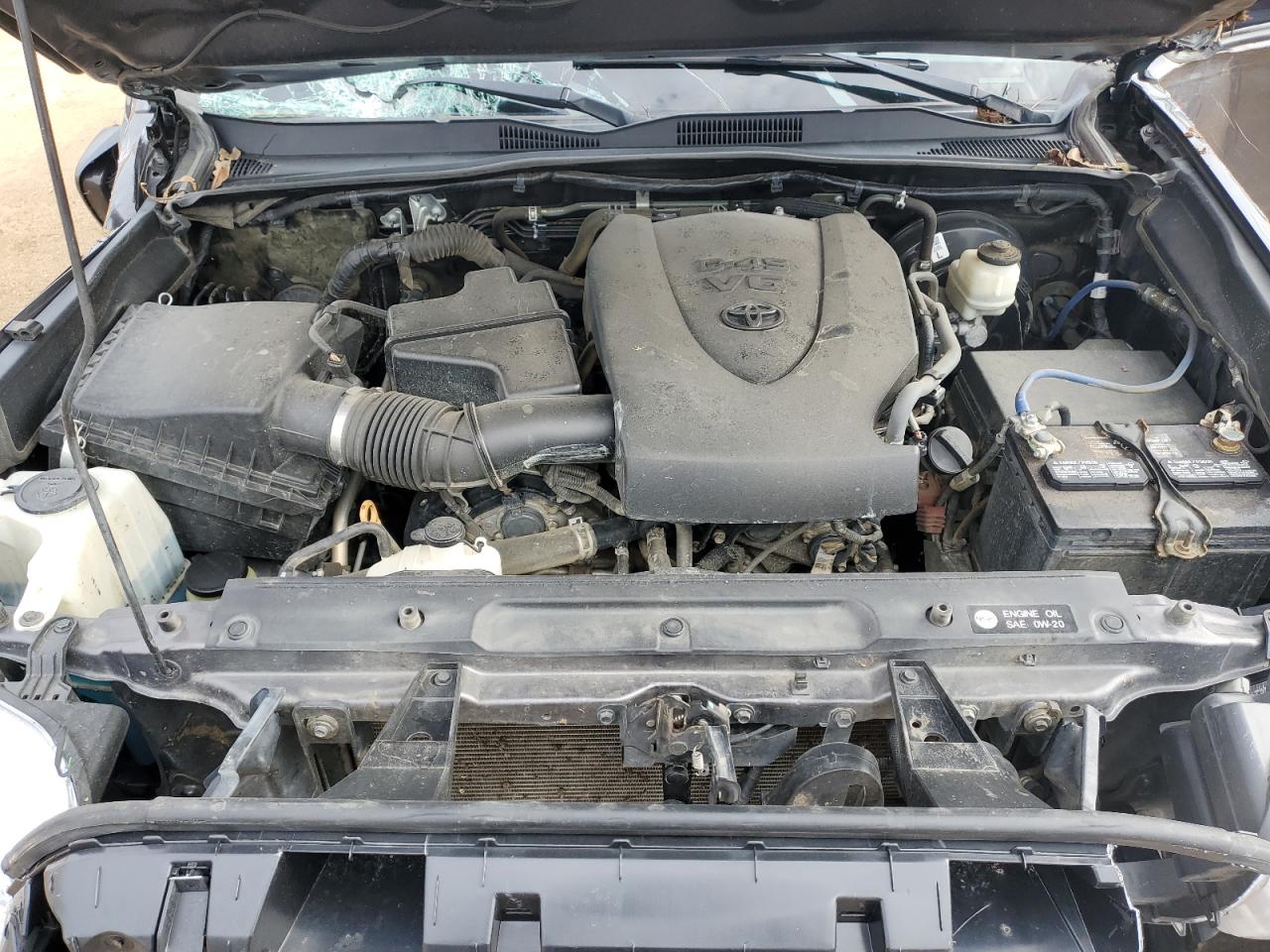 2019 Toyota Tacoma VIN 5TFCZ5AN8KX192708 Copart auction photo, all over / front end damage thumbnail 12
