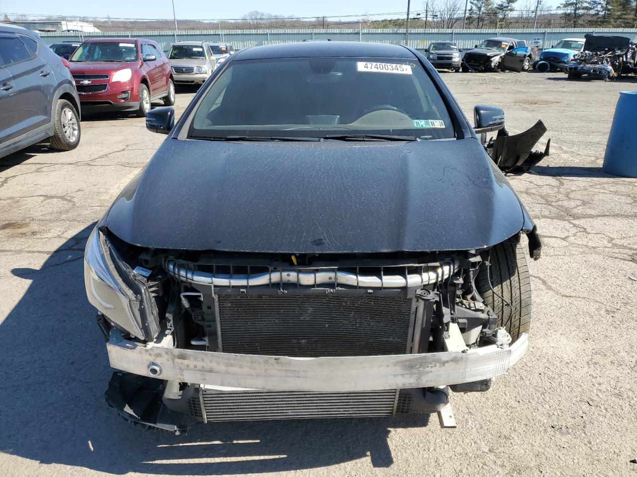 2014 Mercedes-Benz CLA-klasse VIN WDDSJ4EB3EN124402 Copart auction photo, front end / side damage thumbnail 5