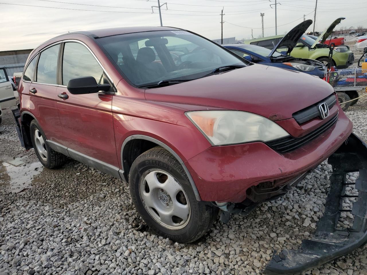 2009 Honda CR-V VIN 5J6RE38399L009164 Copart auction photo, rear end damage thumbnail 4