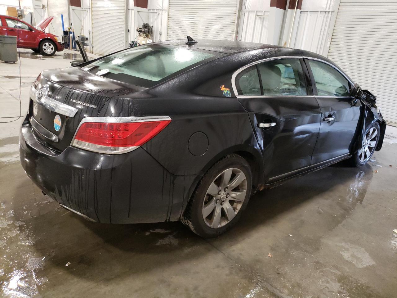 2012 Buick LaCrosse VIN 1G4GD5E31CF359597 Copart auction photo, front end / side damage thumbnail 3