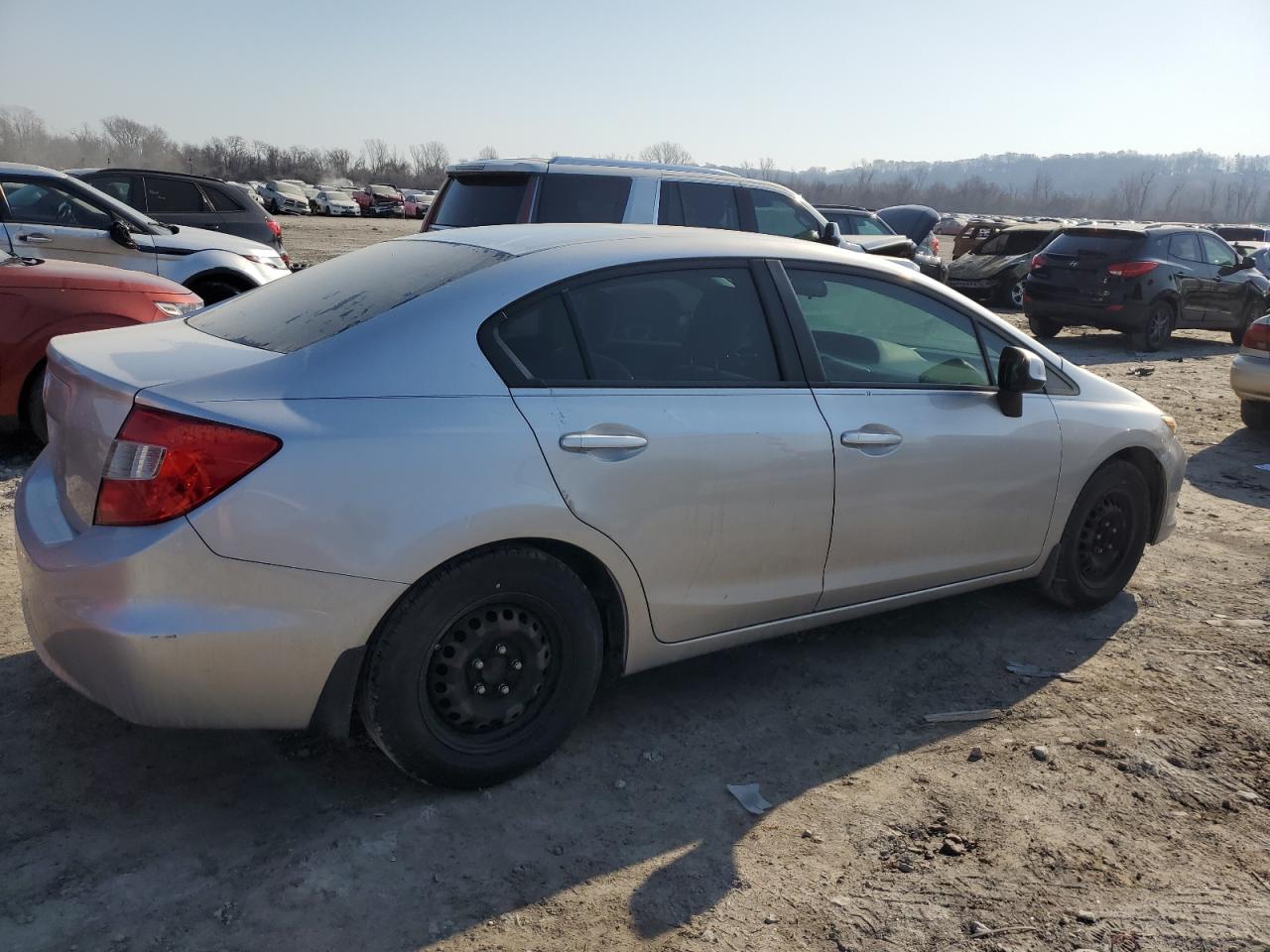 2012 Honda Civic VIN 19XFB2F50CE105023 Copart auction photo, front end damage thumbnail 3