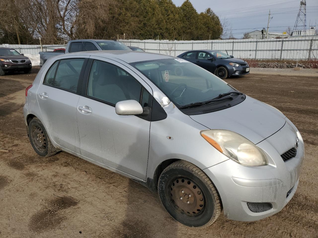 2010 Toyota Yaris VIN JTDKT4K37A5308429 Copart auction photo, rear end damage thumbnail 4