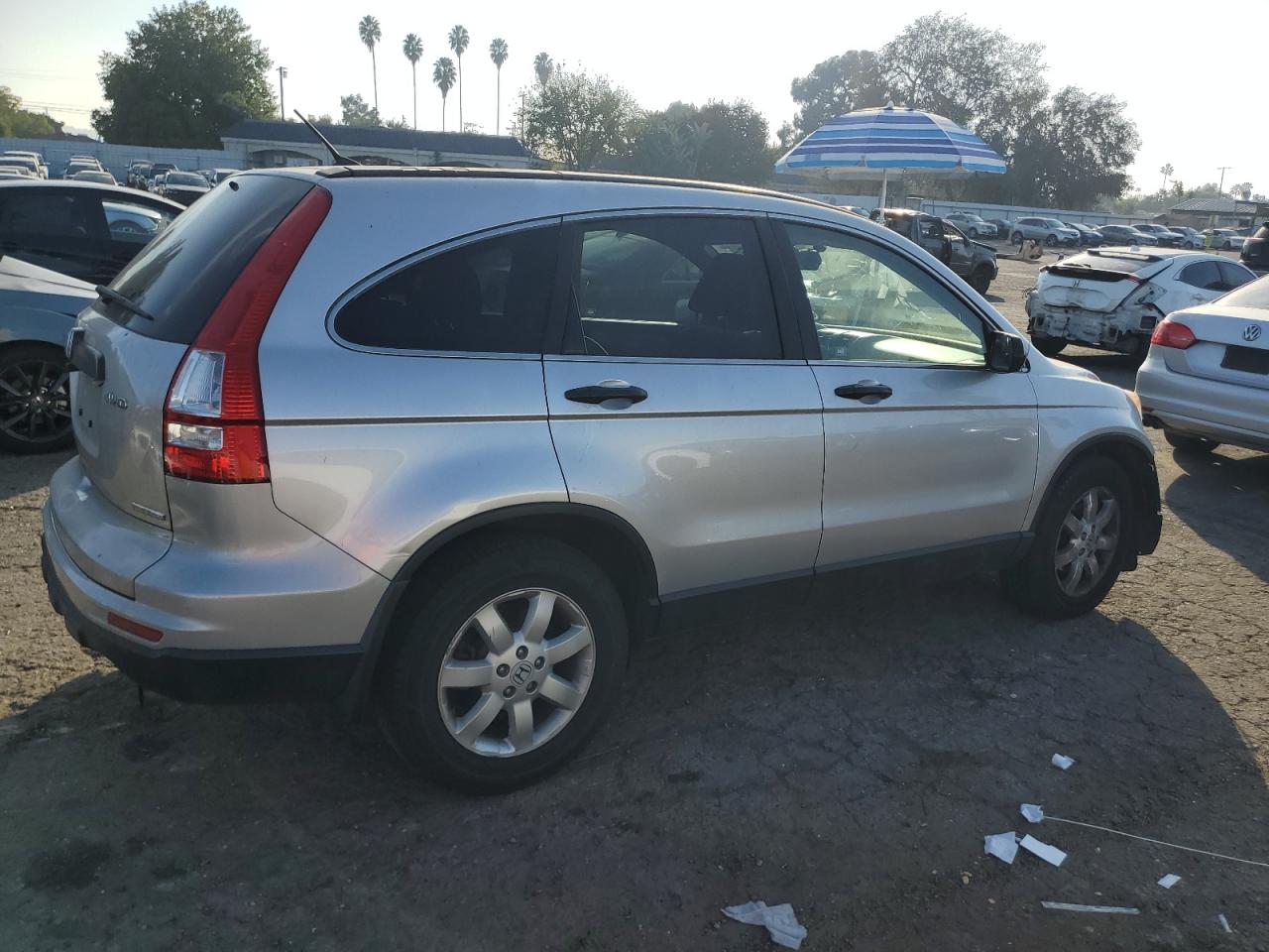 2011 Honda CR-V VIN JHLRE4H48BC008469 Copart auction photo, front end damage thumbnail 3