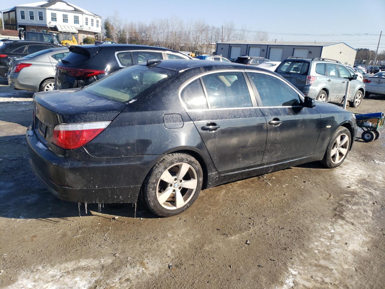 2008 BMW 5er VIN WBANV13538CZ55922 Copart auction photo, front end damage thumbnail 3