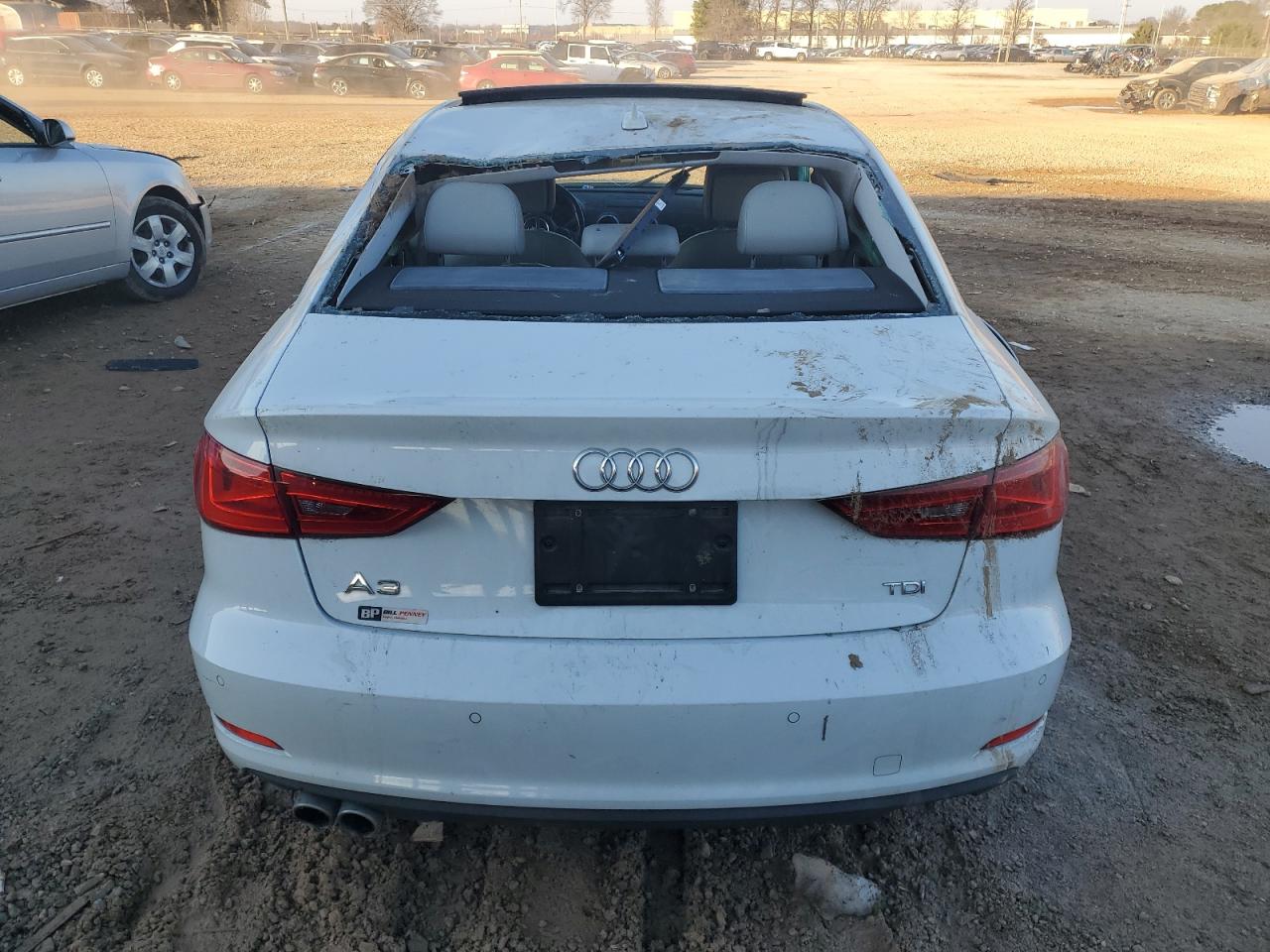 2015 Audi A3 VIN WAUAJGFF5F1045361 Copart auction photo, rollover damage thumbnail 6