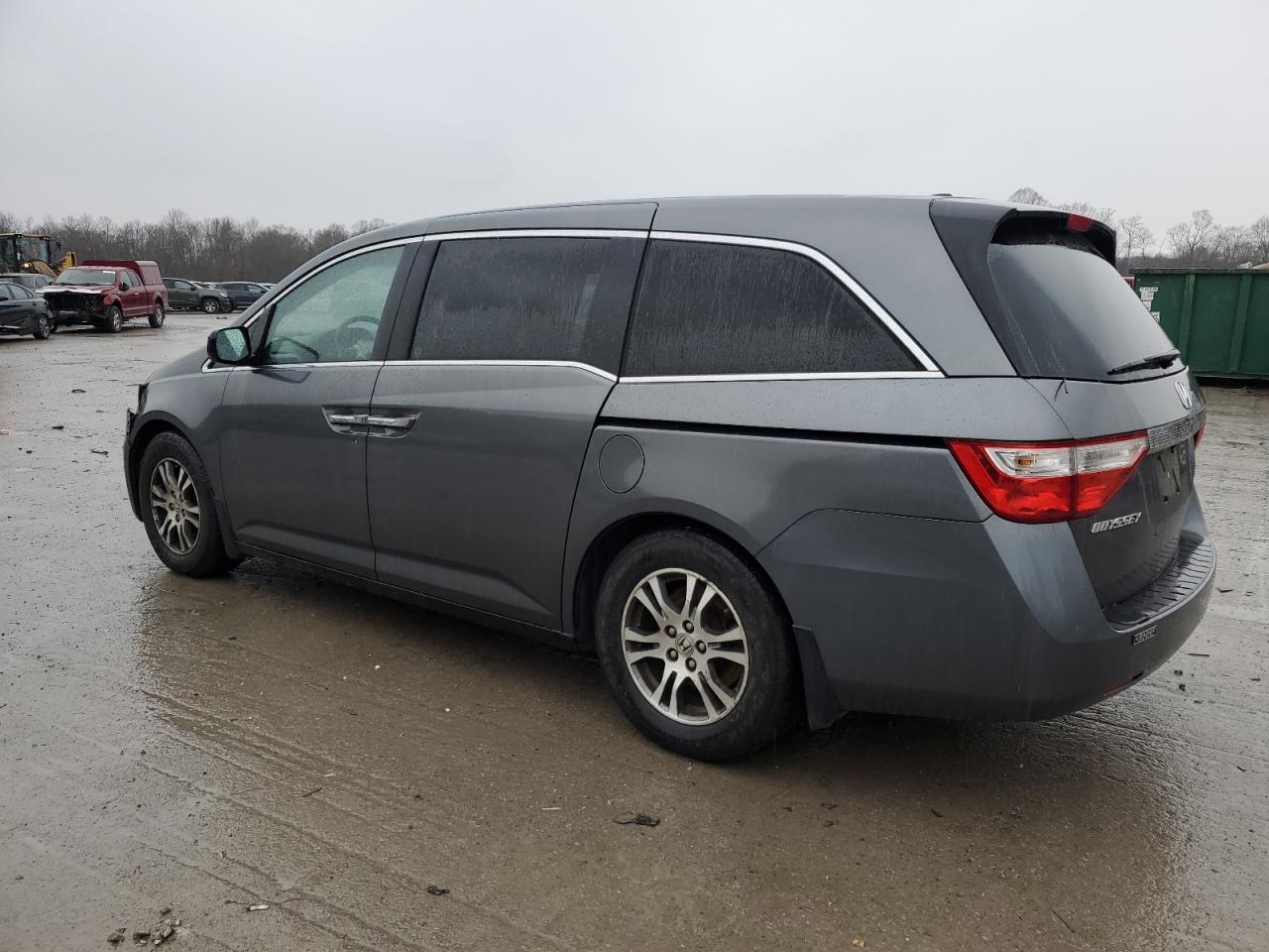 2012 Honda Odyssey VIN 5FNRL5H66CB143545 Copart auction photo, front end / side damage thumbnail 2