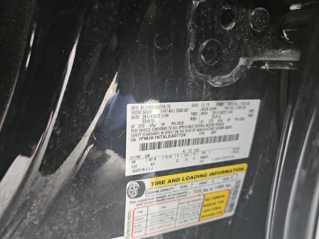 2020 Ford Expedition VIN 1FMJK1NTXLEA07726 Copart auction photo, front end / normal wear damage thumbnail 10